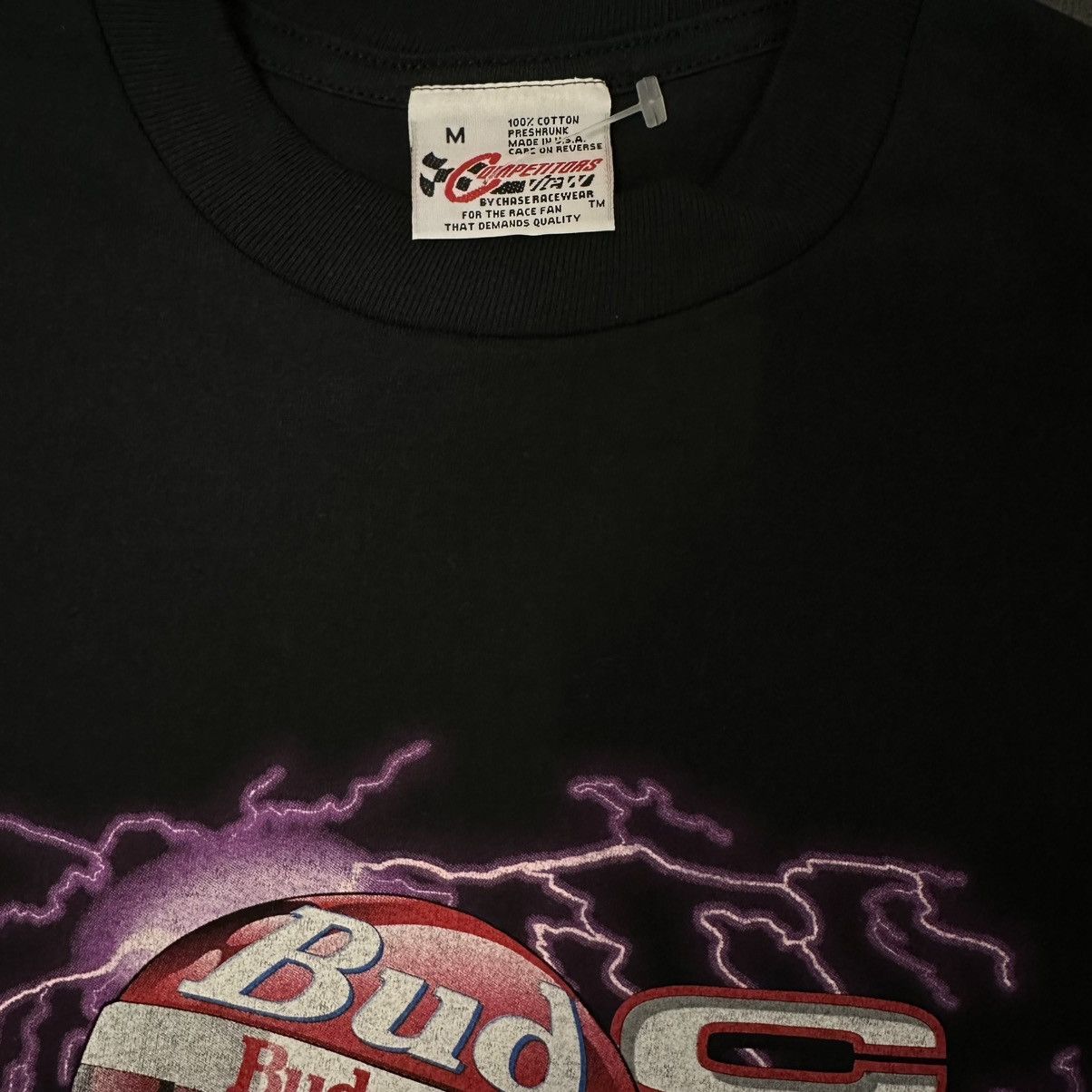 NASCAR Crazy vintage 90s Ricky Craven Budweiser double sided nascar Size US M / EU 48-50 / 2 - 3 Thumbnail