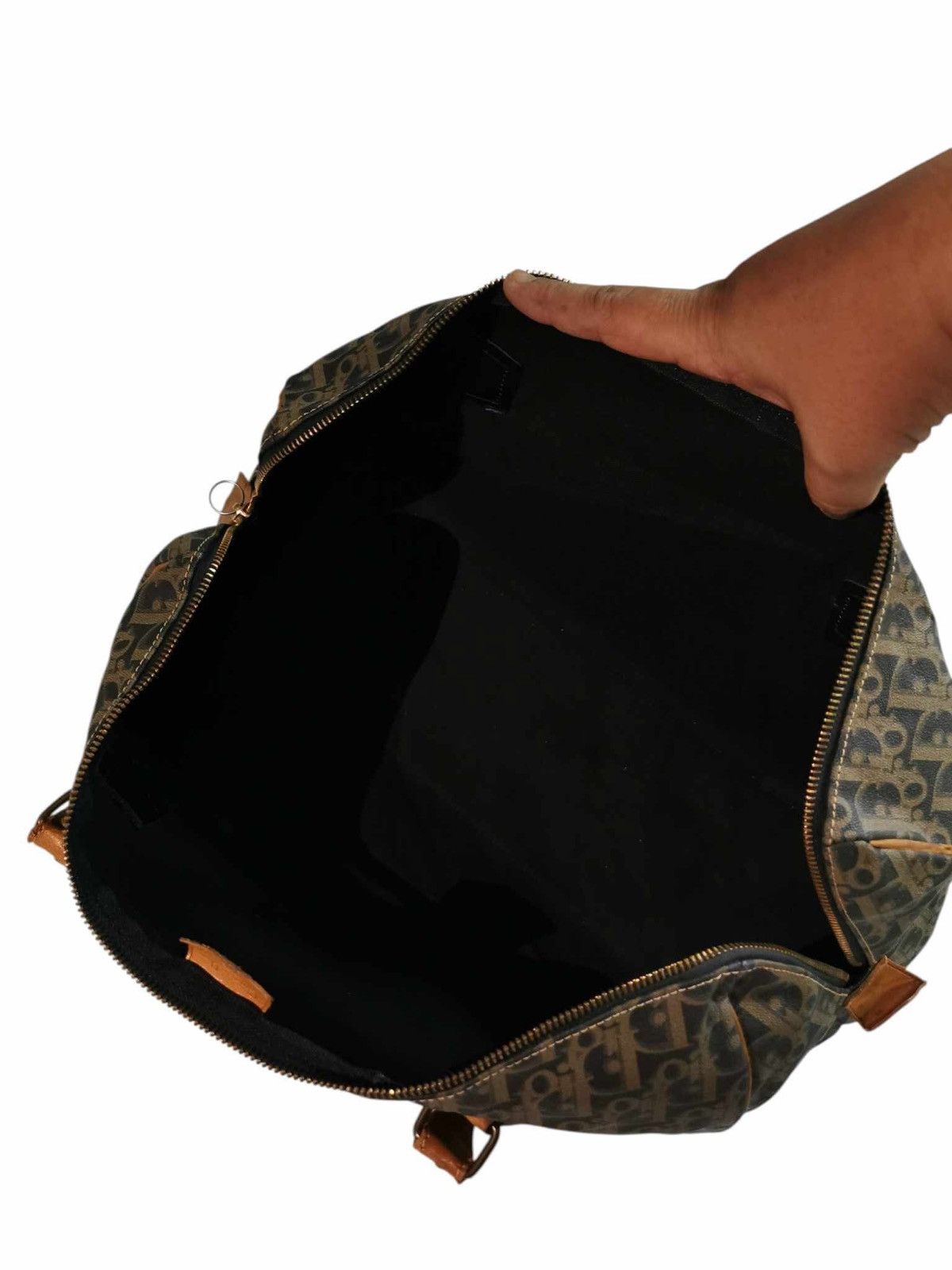 Dior Vintage Christian Dior Trotter Pattern handbag Monogram Size ONE SIZE - 7 Thumbnail