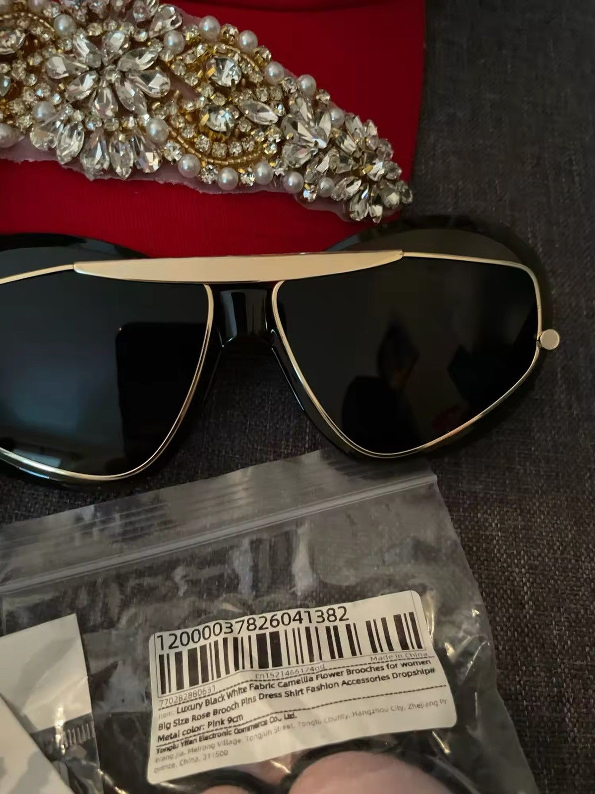 Electric Visual × Japanese Brand × Vintage Punk Oval Sunglasses 2000'S Women Size ONE SIZE - 7 Thumbnail