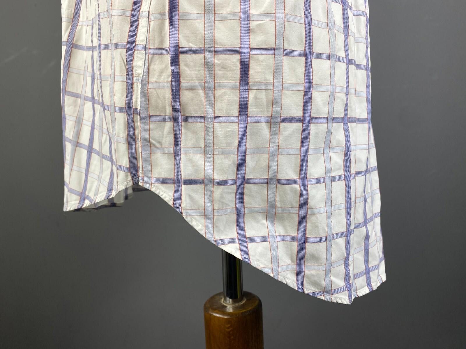 Etro Etro Milano White Check Long Sleeve Button Down Shirt 42 Size US M / EU 48-50 / 2 - 7 Thumbnail