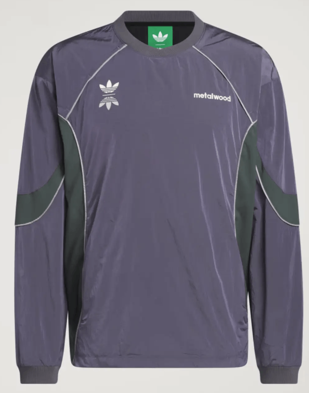 Adidas × Metalwood Studio Sz S Metalwood Adidas Crewneck Sweatshirt Purple Windbreaker Size US S / EU 44-46 / 1 - 2 Thumbnail