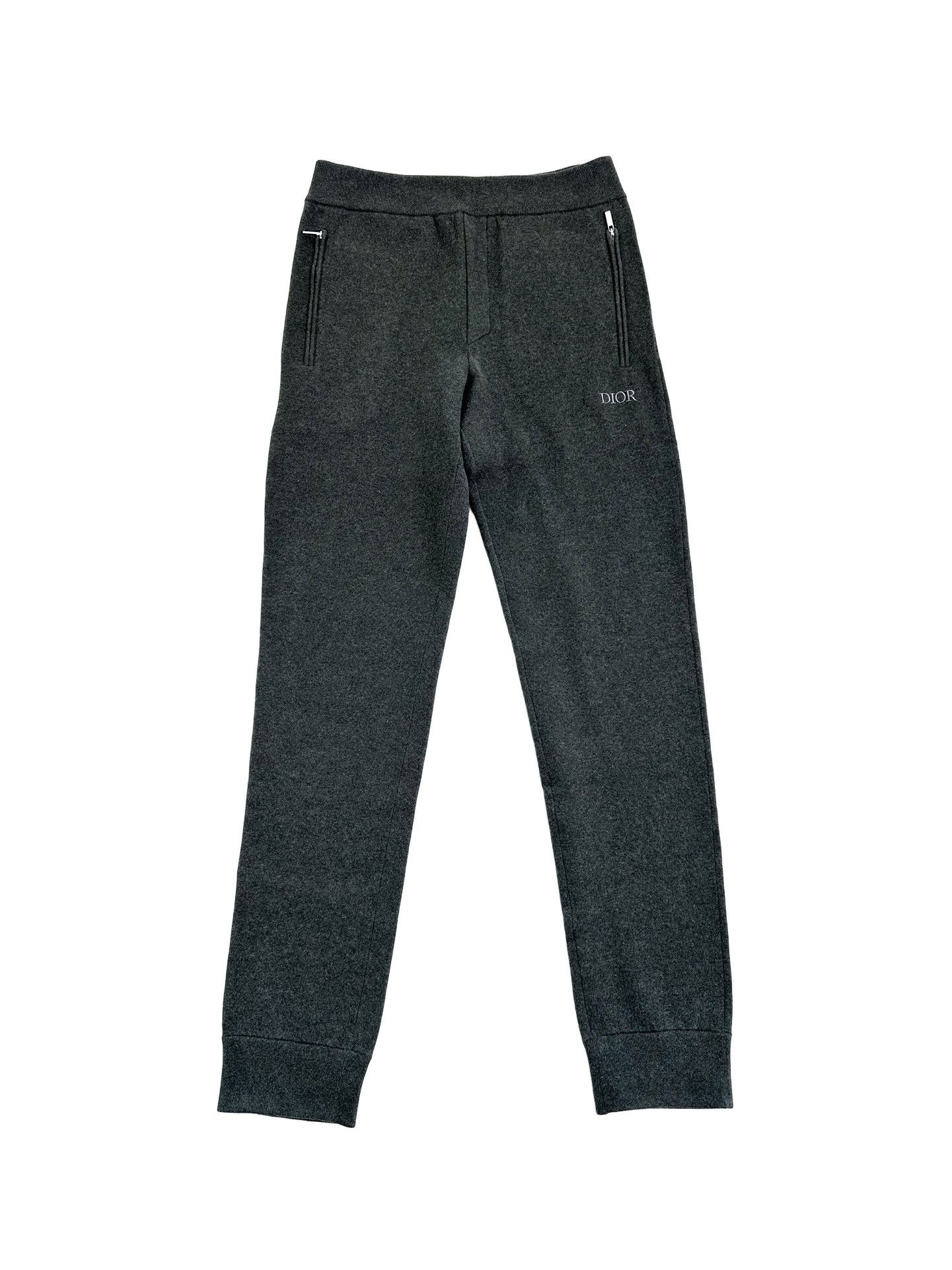 Dior × Hedi Slimane Dior Homme 07AW Runway Black Drop Crotch Pants