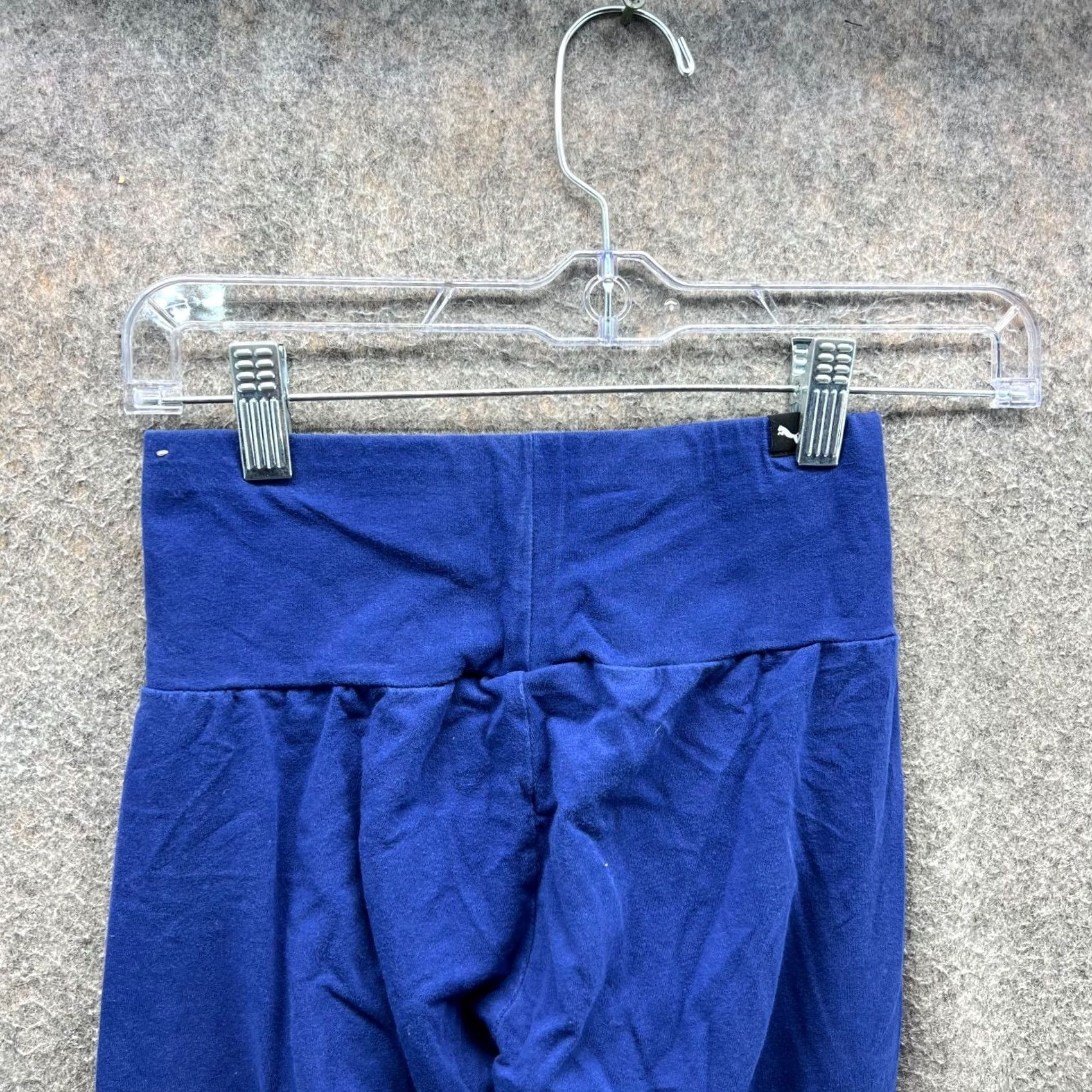 Puma PUMA Leggings Womens Medium Blue Fleece Skinny Athletic Pockets Size M Stretch Slim Tight Casual Comfort Size 32" / US 10 / IT 46 - 3 Thumbnail