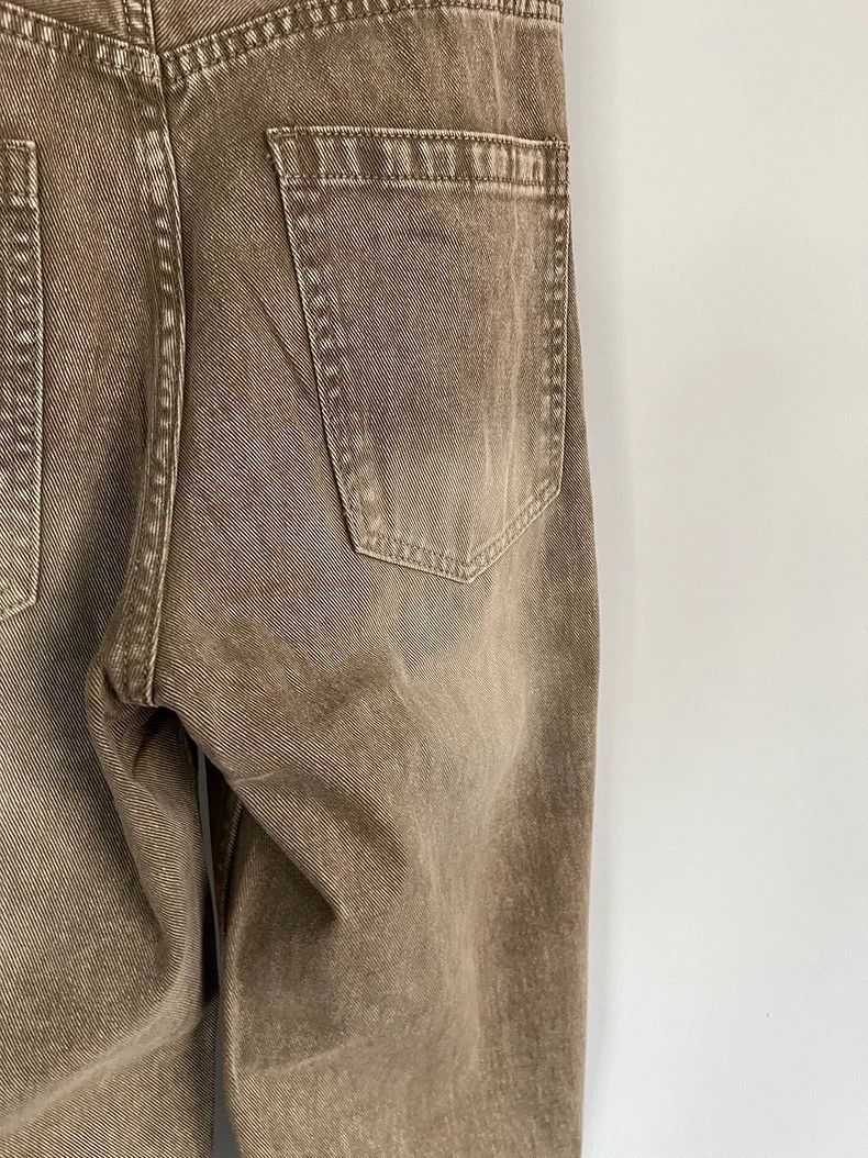 Designer Washed faded loose baggy cleanfit yuppie y2k jeans Size US 30 / EU 46 - 6 Thumbnail