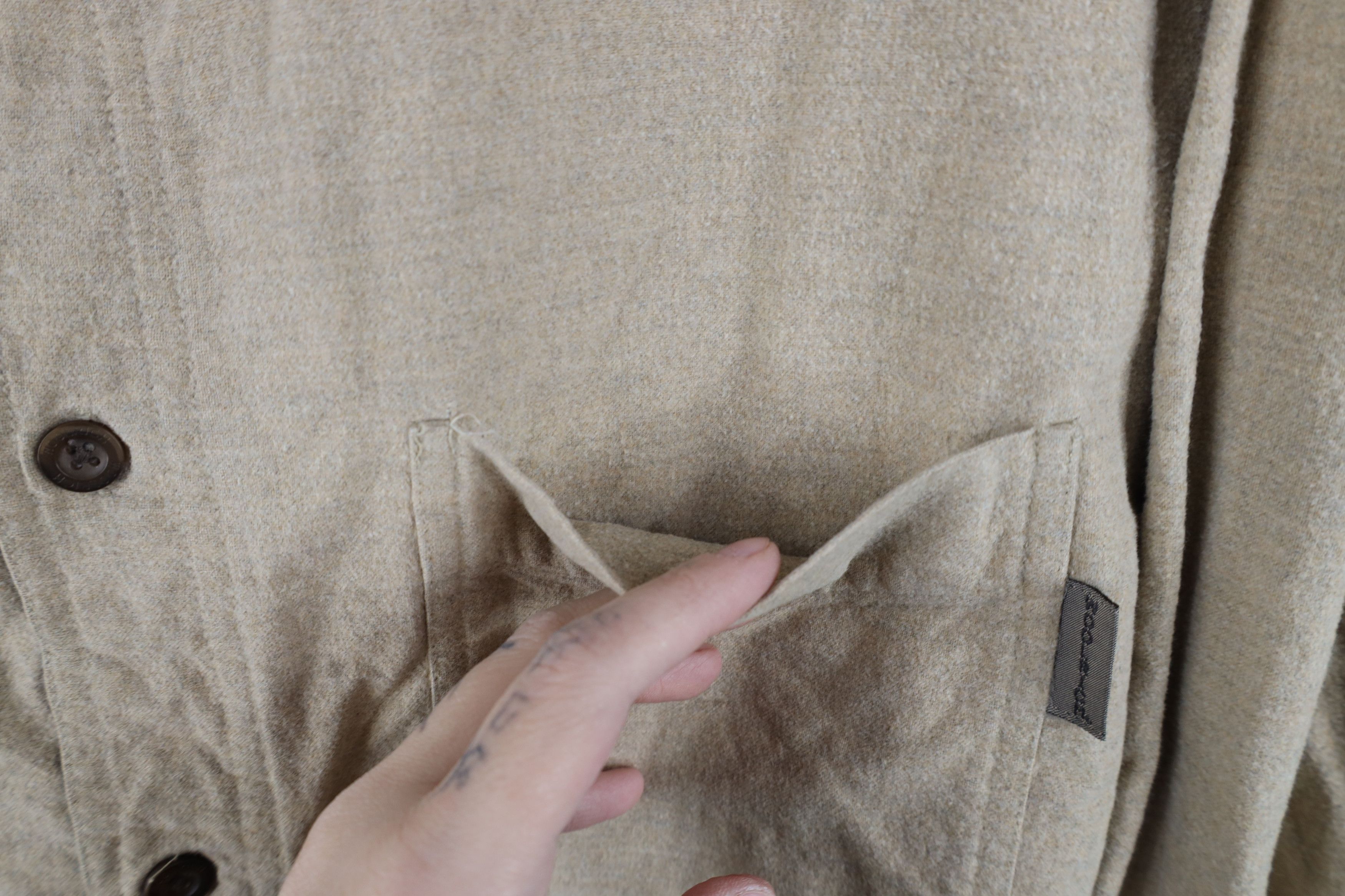 Woolrich Woolen Mills Vintage Woolrich Chamois Cloth Collared Button Down Shirt Size US L / EU 52-54 / 3 - 5 Thumbnail