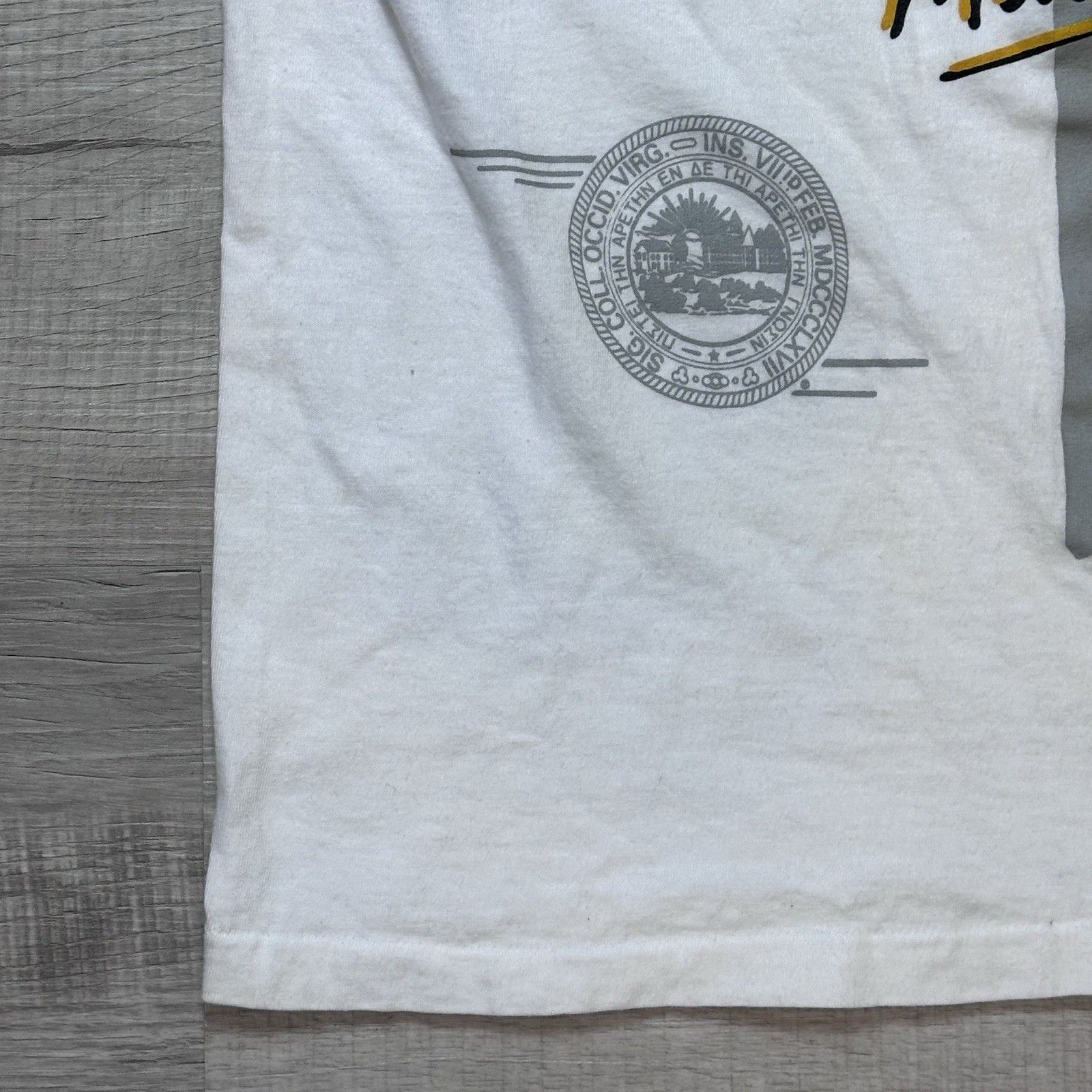 Other Vintage 90s 1991 WVU West Virginia Mountaineers Graphic Tee Size US S / EU 44-46 / 1 - 2 Thumbnail