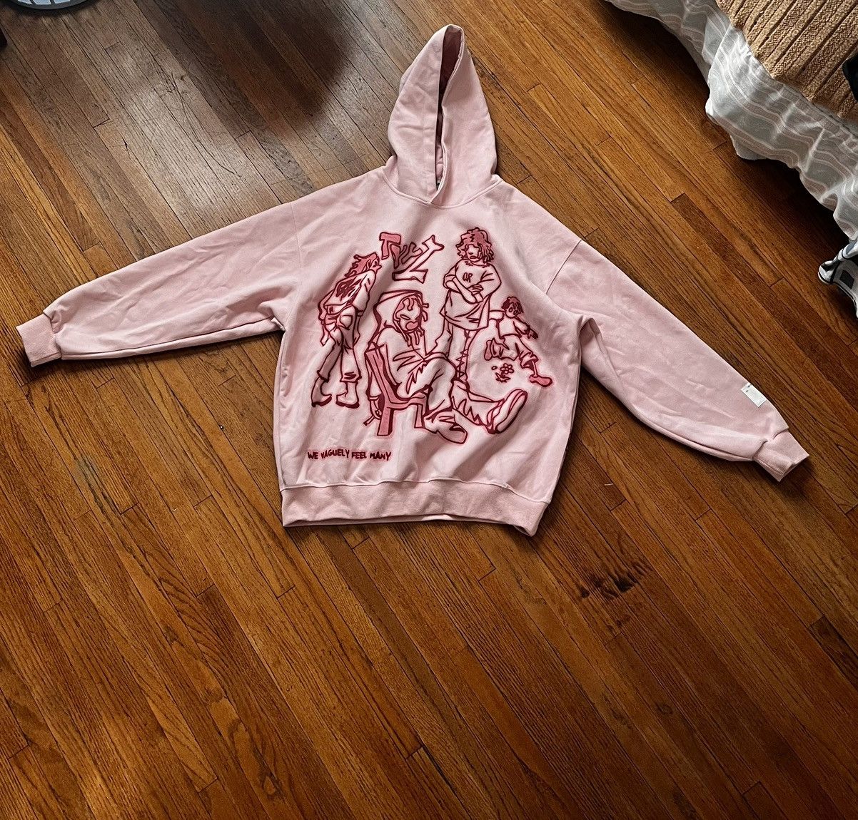 Designer PINK STREETWEAR HOODIE Size US L / EU 52-54 / 3 - 1 Thumbnail