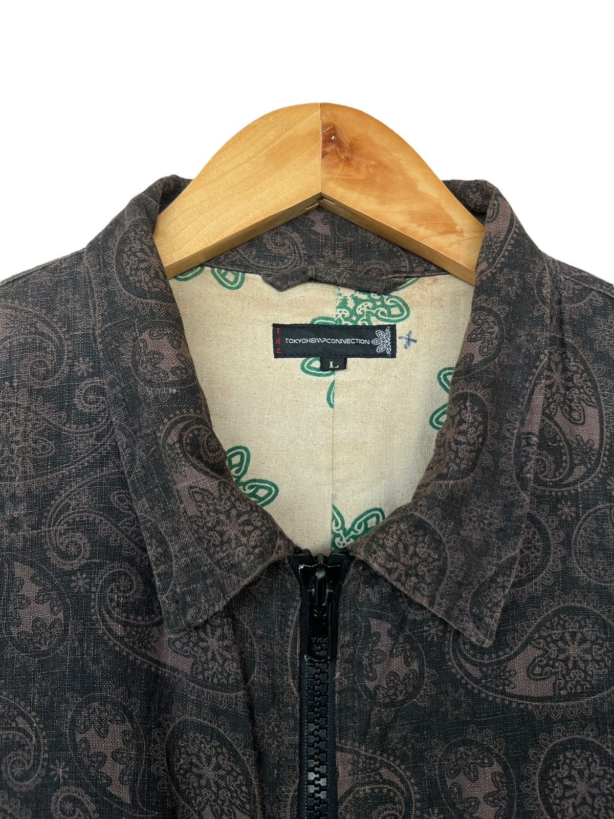 Japanese Brand THC Tokyo Japan Zip Up Art Jacket Inspired By Kapital Size US L / EU 52-54 / 3 - 6 Thumbnail