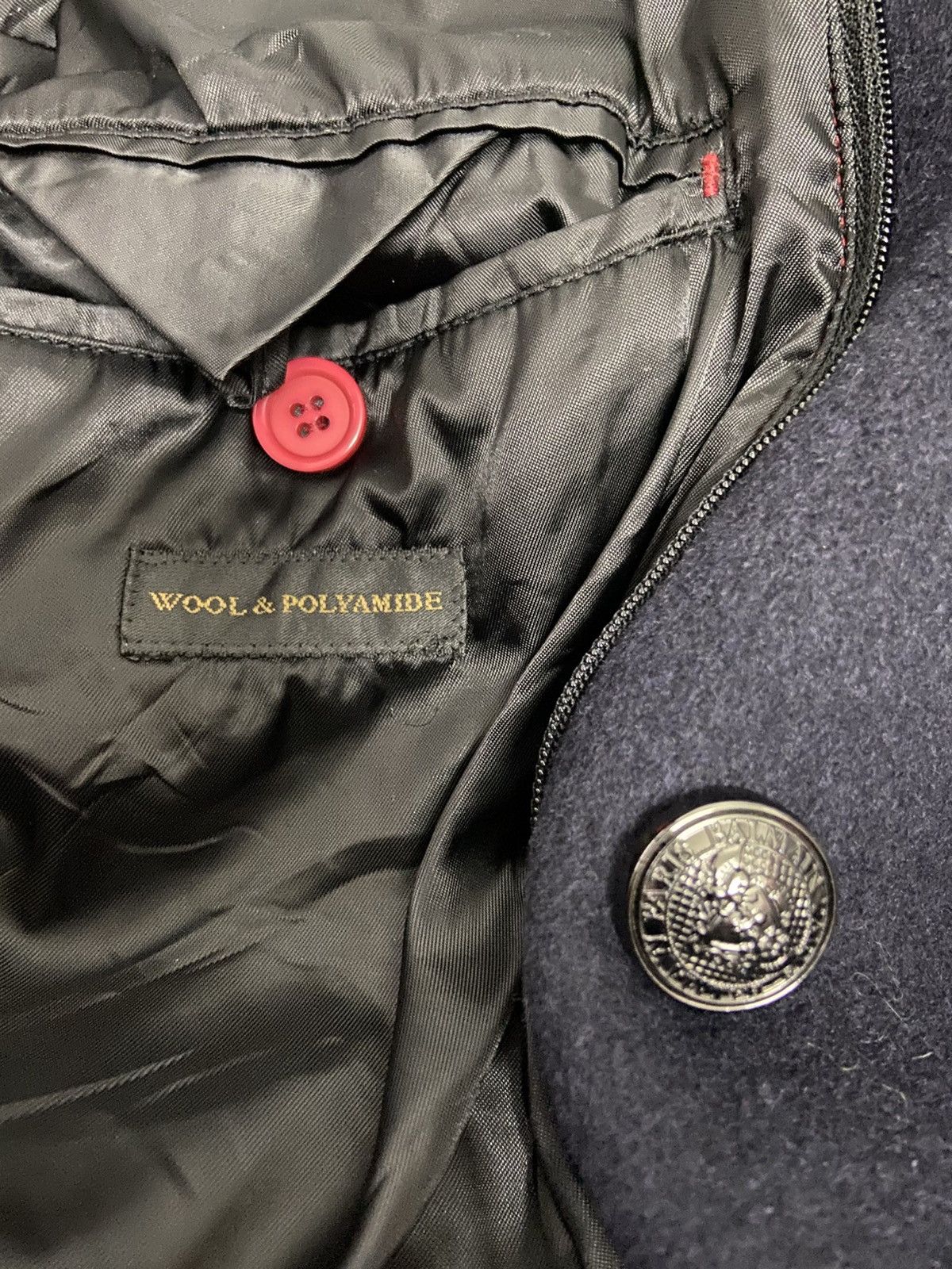 Balmain Balmain Navy Pea Coat Size US L / EU 52-54 / 3 - 7 Thumbnail