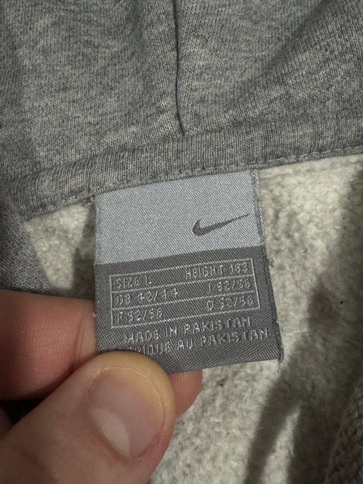 Nike Nike Zip-Up Hoodie – Grey | Size: L Size US L / EU 52-54 / 3 - 5 Thumbnail