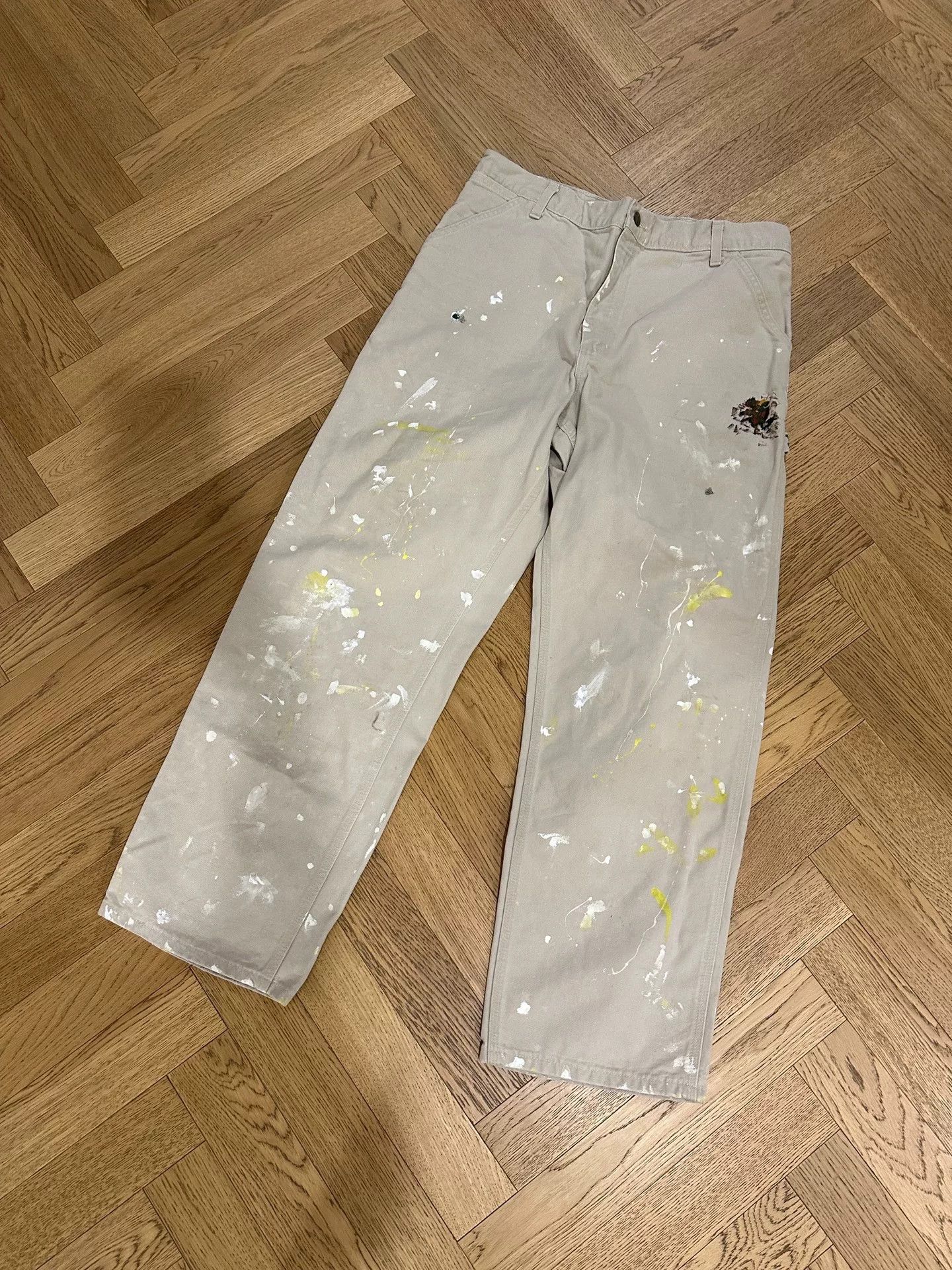 Vintage Vintage Carhartt B11 Ink Splatter Size US 34 / EU 50 - 1 Thumbnail