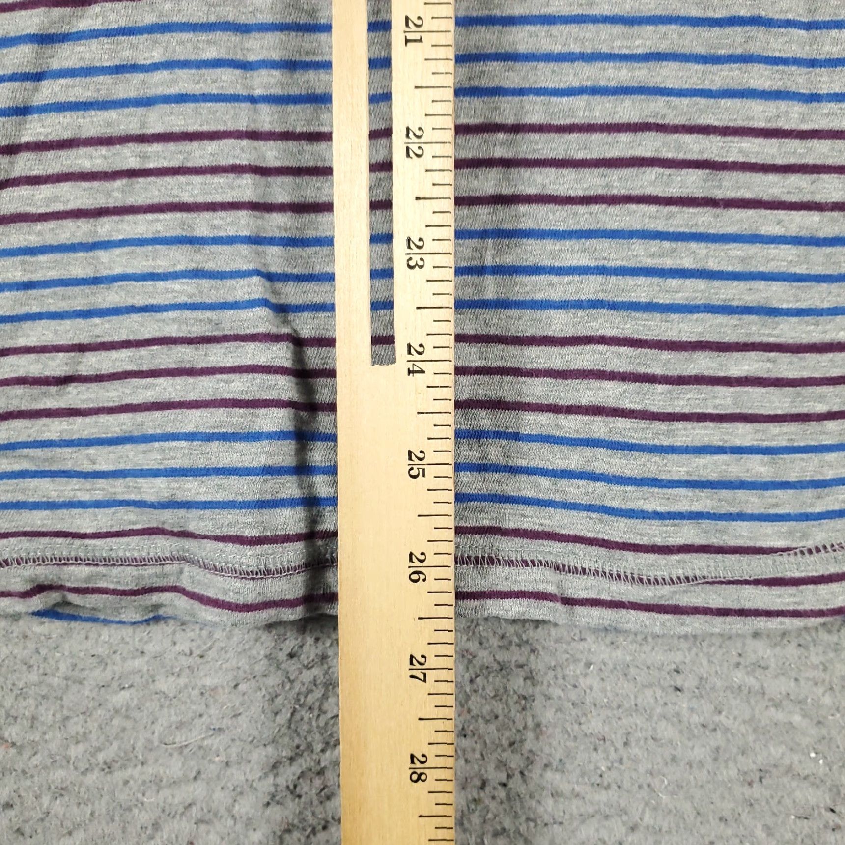 Vintage Penguin Casual Long Sleeve Shirt Mens XL Blue Gray Striped Size US XL / EU 56 / 4 - 7 Thumbnail