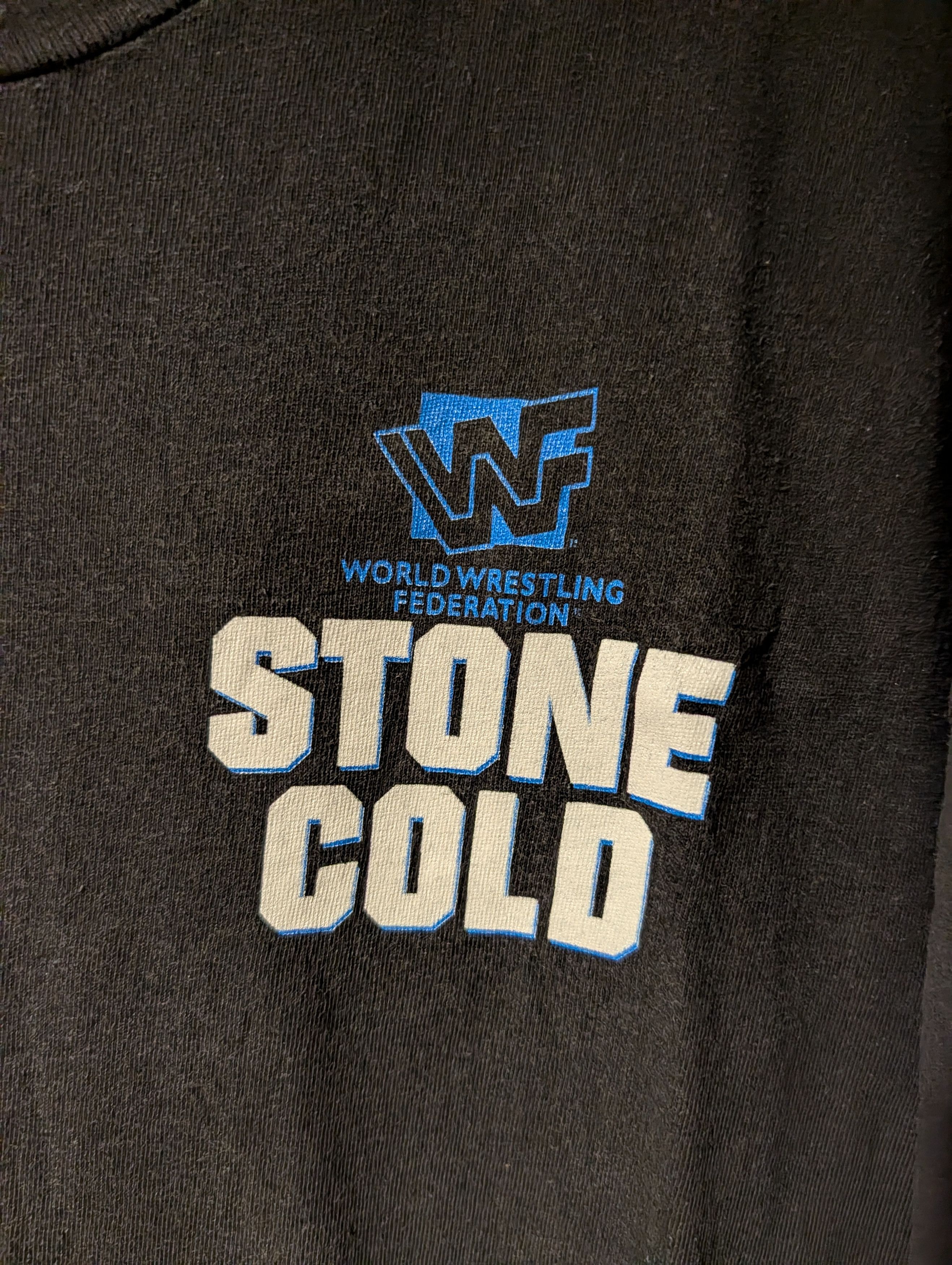 WWF VTG 90s WWF Stone Cold Steve Austin 3:16 Snake Skull T-Shirt Size US XL / EU 56 / 4 - 4 Thumbnail
