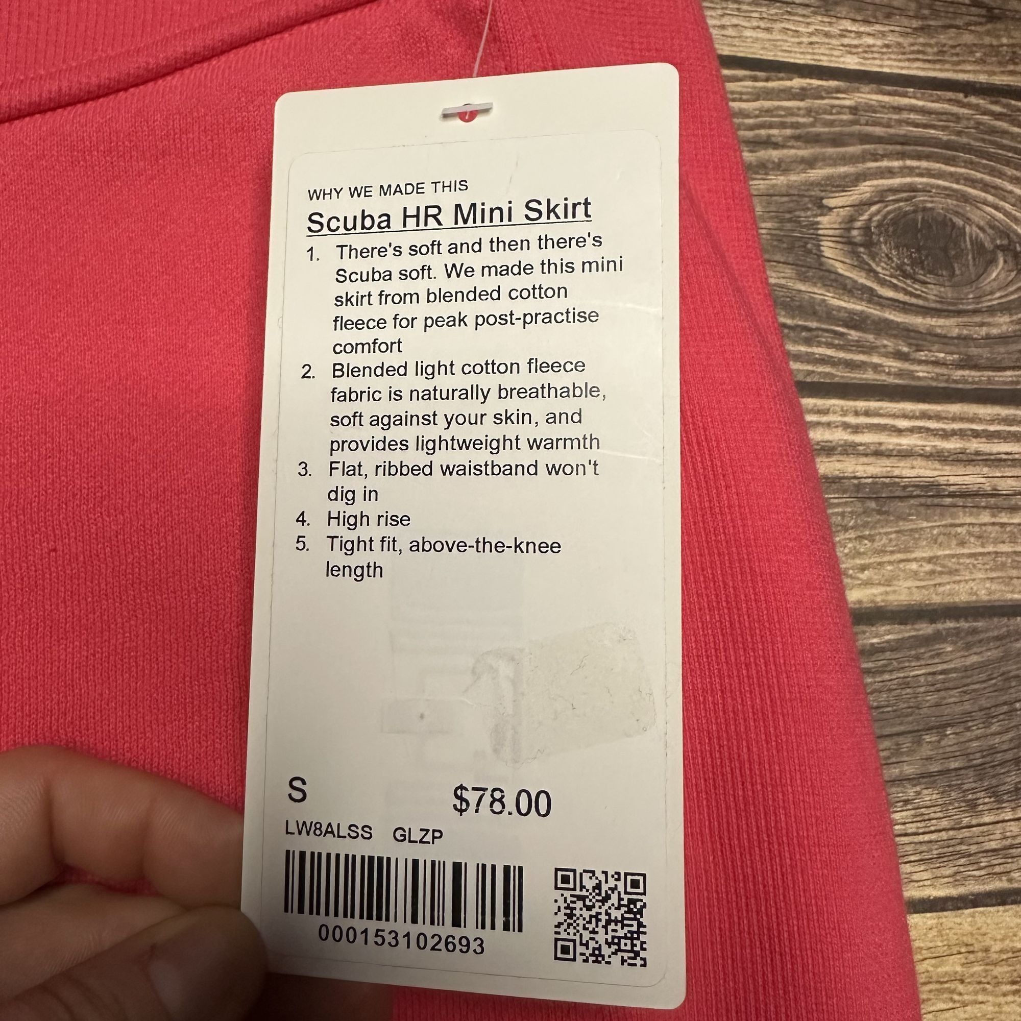 Lululemon Lululemon Scuba High Rise Mini Skirt NWT Size Small (GLZP) Size 28" / US 6 / IT 42 - 9 Thumbnail