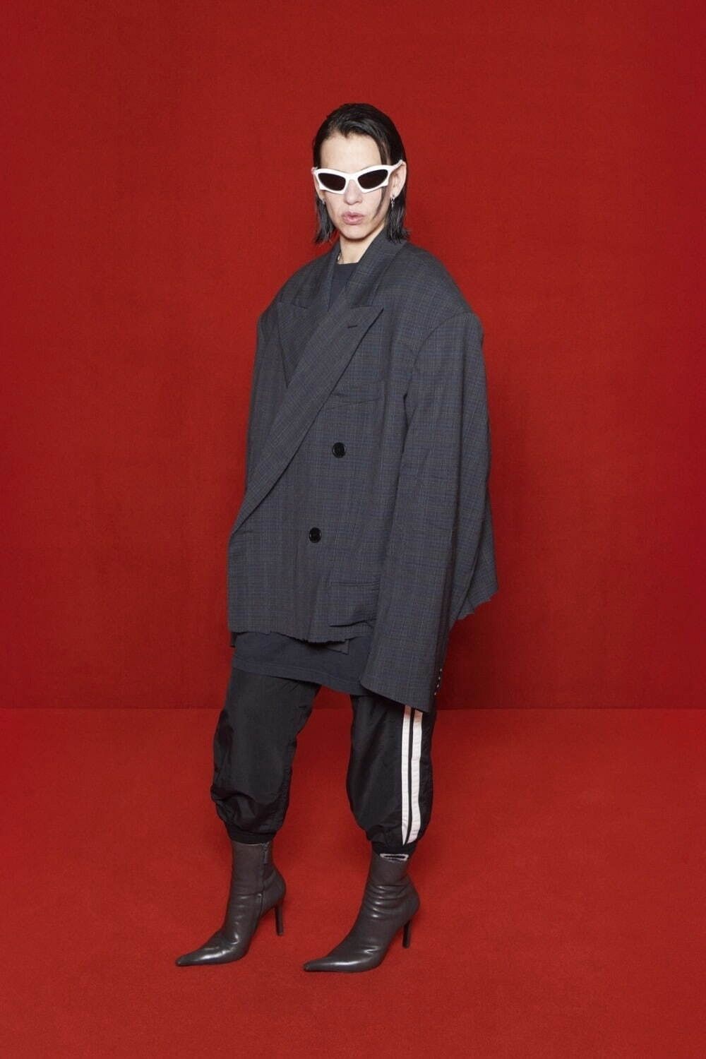 Balenciaga BALENCIAGA 2022SS Bat Rectangle Sunglasses Size ONE SIZE - 3 Thumbnail