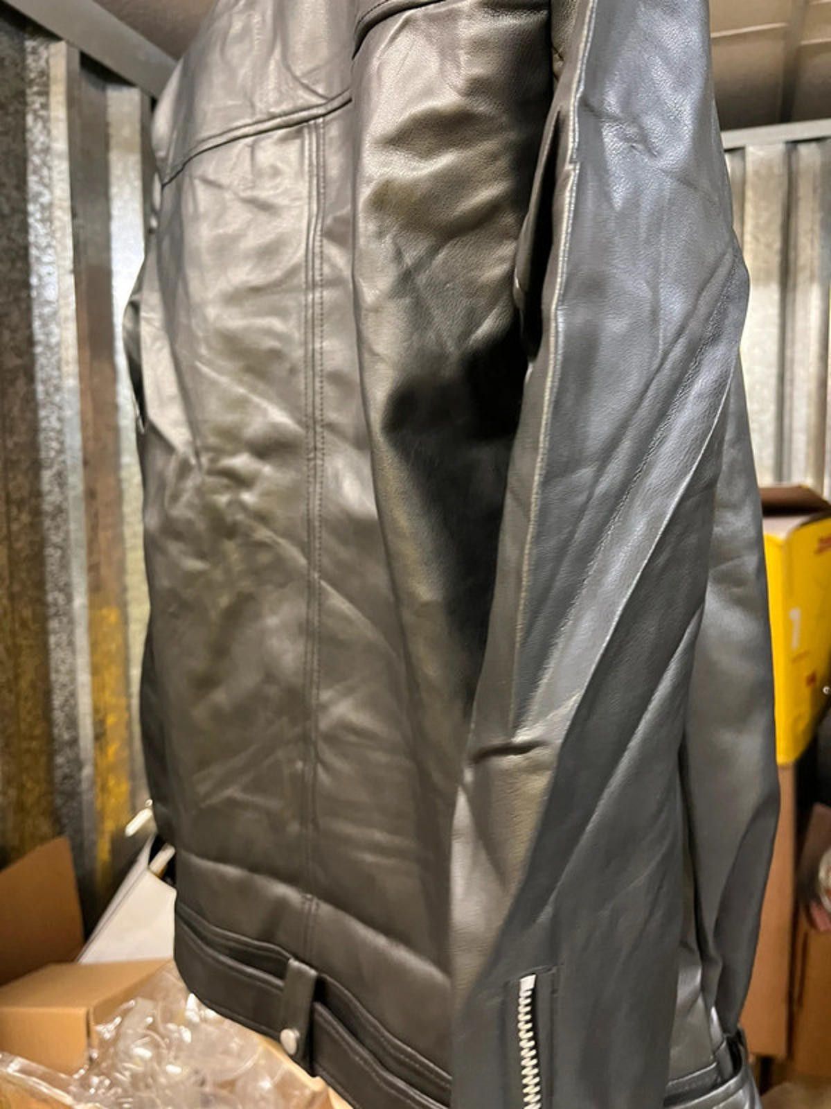 Other Stradivarius oversized faux leather biker jacket SIZE M Tags Size M / US 6-8 / IT 42-44 - 9 Thumbnail