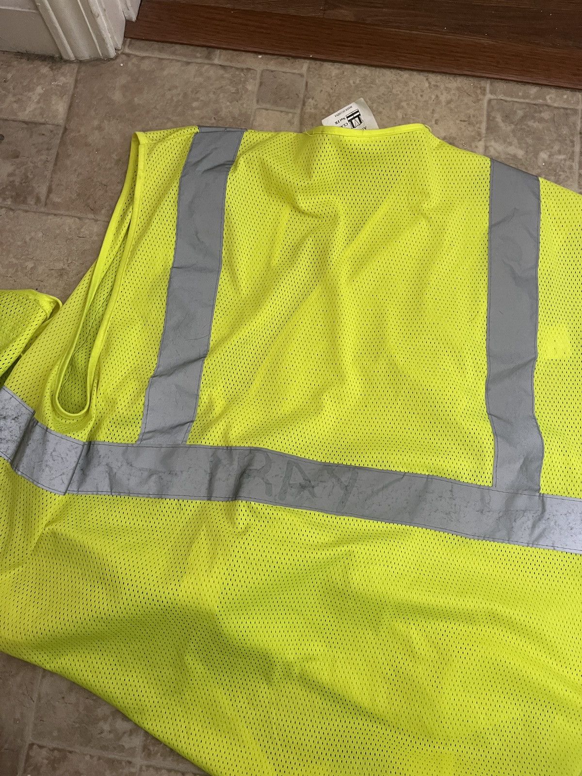 Vintage Bundle of 3 Safety Vest Workwear Reflective Neon Size US XL / EU 56 / 4 - 7 Thumbnail