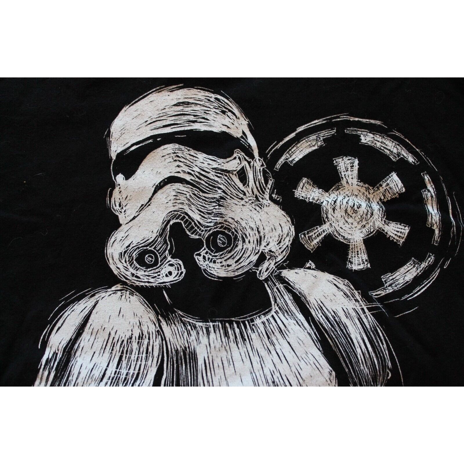 Star Wars Star Wars-Storm Trooper Graphic Black T-Shirt Large Cotton Size US L / EU 52-54 / 3 - 2 Thumbnail