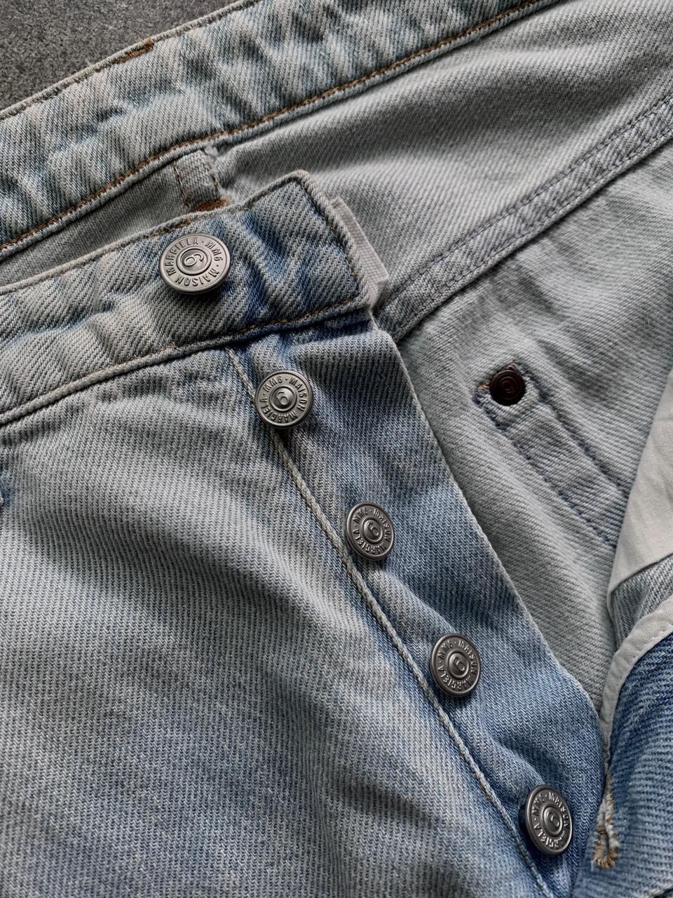 Maison Margiela FREE TAX! MM6 Flared Light Wash Denim Jeans Size US 29 - 8 Thumbnail