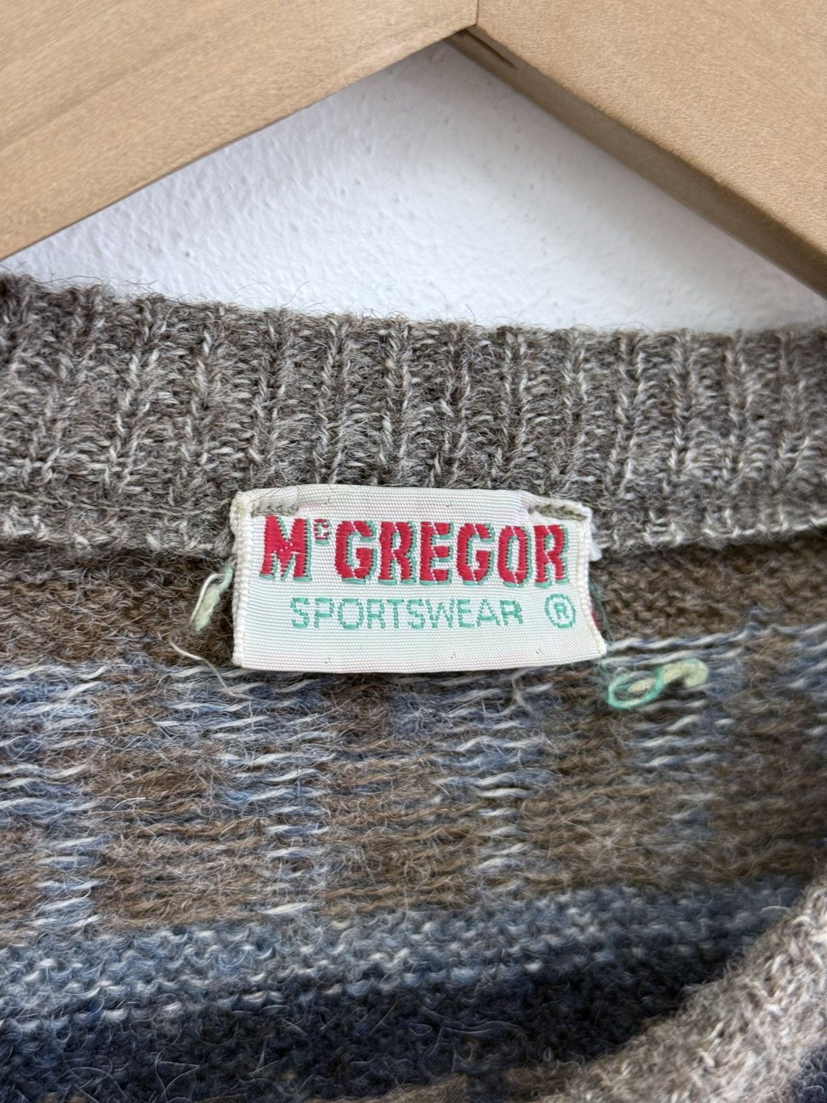 McGregor Vintage 70s McGregor Wool Alpaca Curt Cobain Style Sweater Size US M / EU 48-50 / 2 - 7 Thumbnail