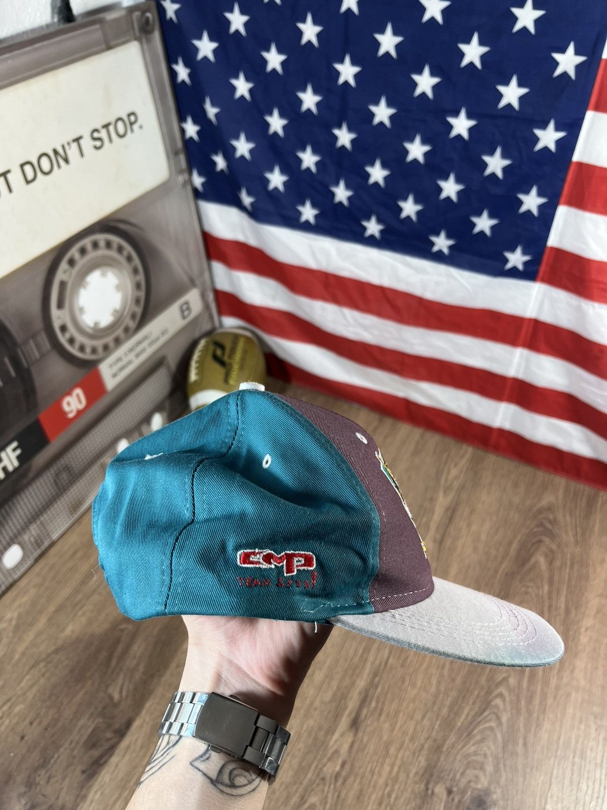 NHL Vintage Mighty Ducks 90s Hat Cap Size ONE SIZE - 3 Thumbnail