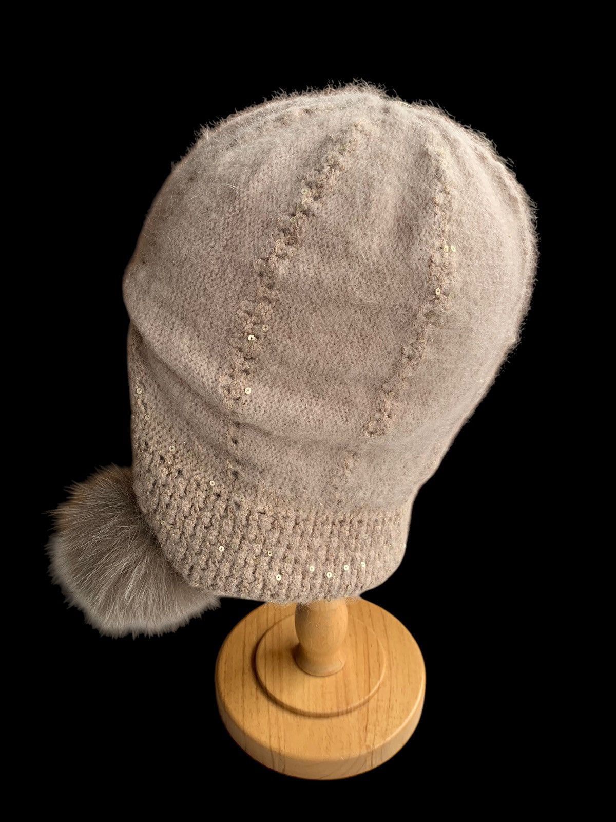 Japanese Brand × Kapital × Vintage Made In Italy Mohair Fur Winter Art Session Beanie Hats Size ONE SIZE - 2 Thumbnail