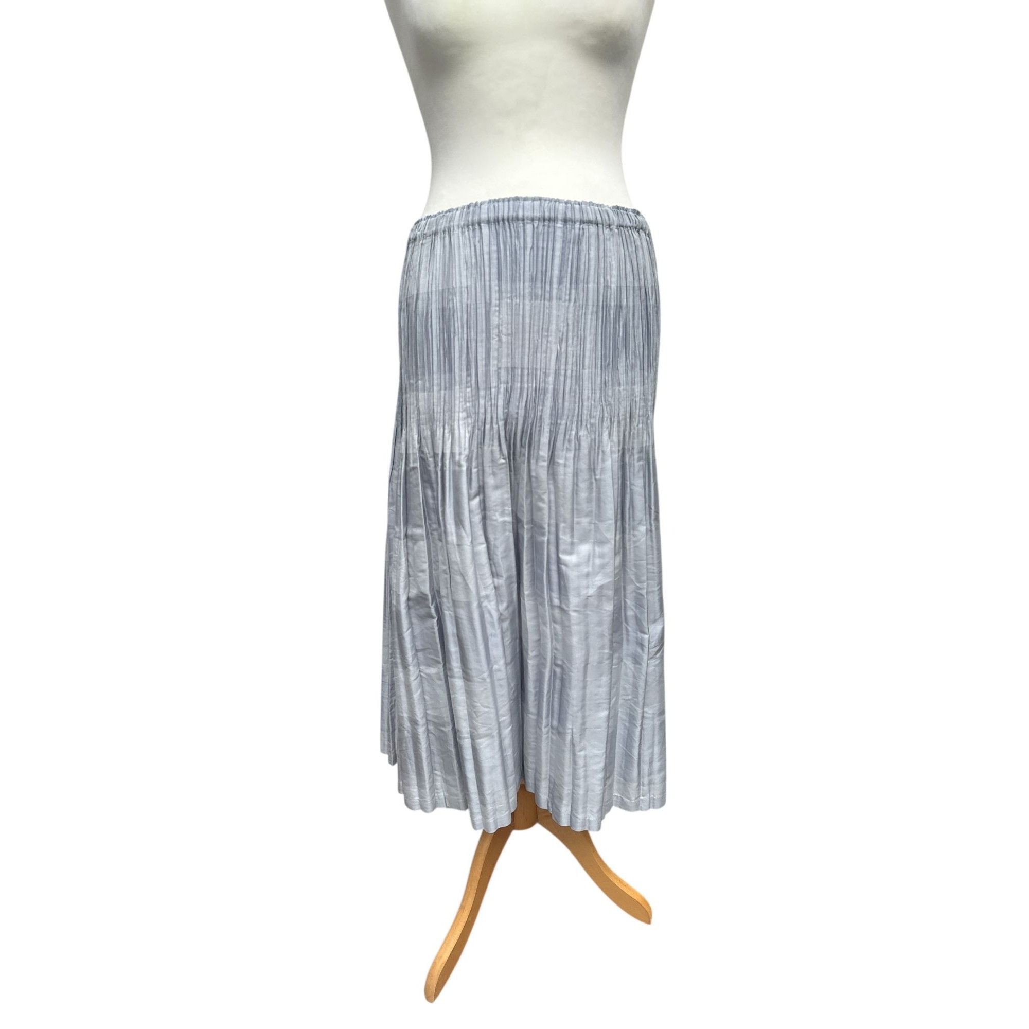 Issey Miyake Issey Miyake Grey Pleats Please Skirt Size 4 Size 27" / US 4 / IT 40 - 1 Thumbnail