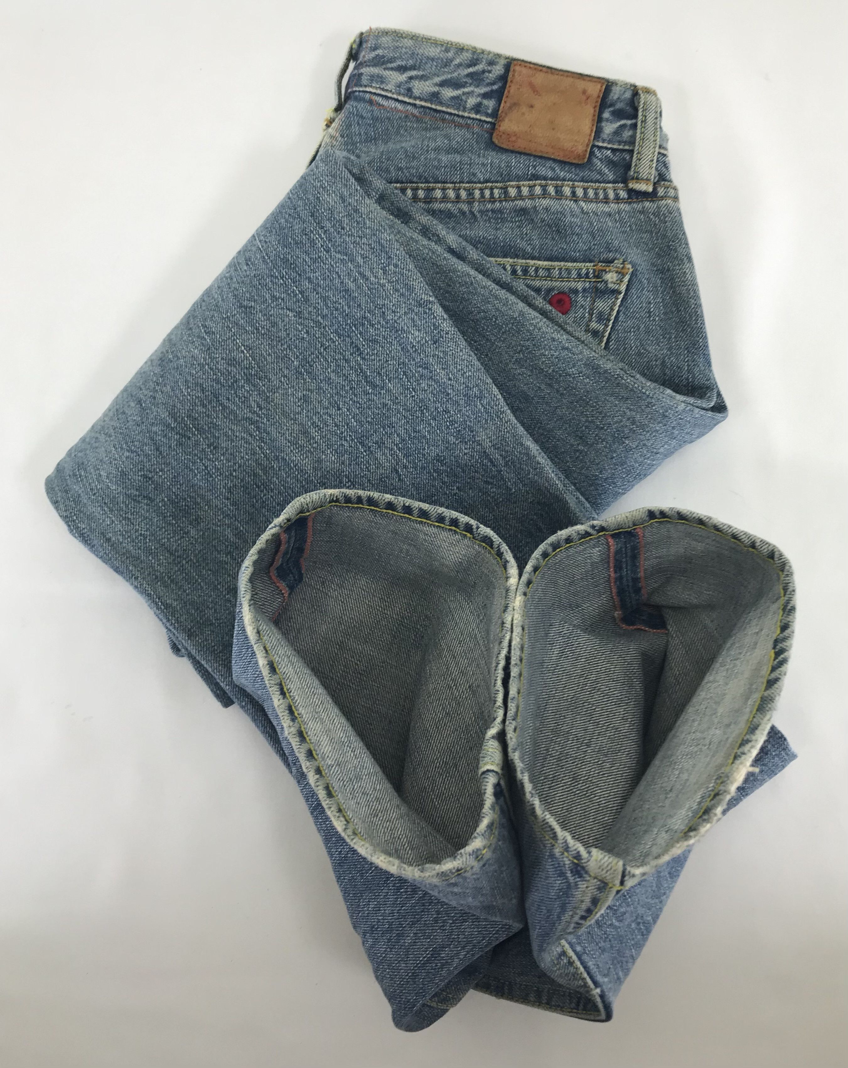 Hiroshi Kato Vintage Kato By Hiroshi Kato Selvedge Jeans Red Line Denim Size US 29 - 15 Thumbnail