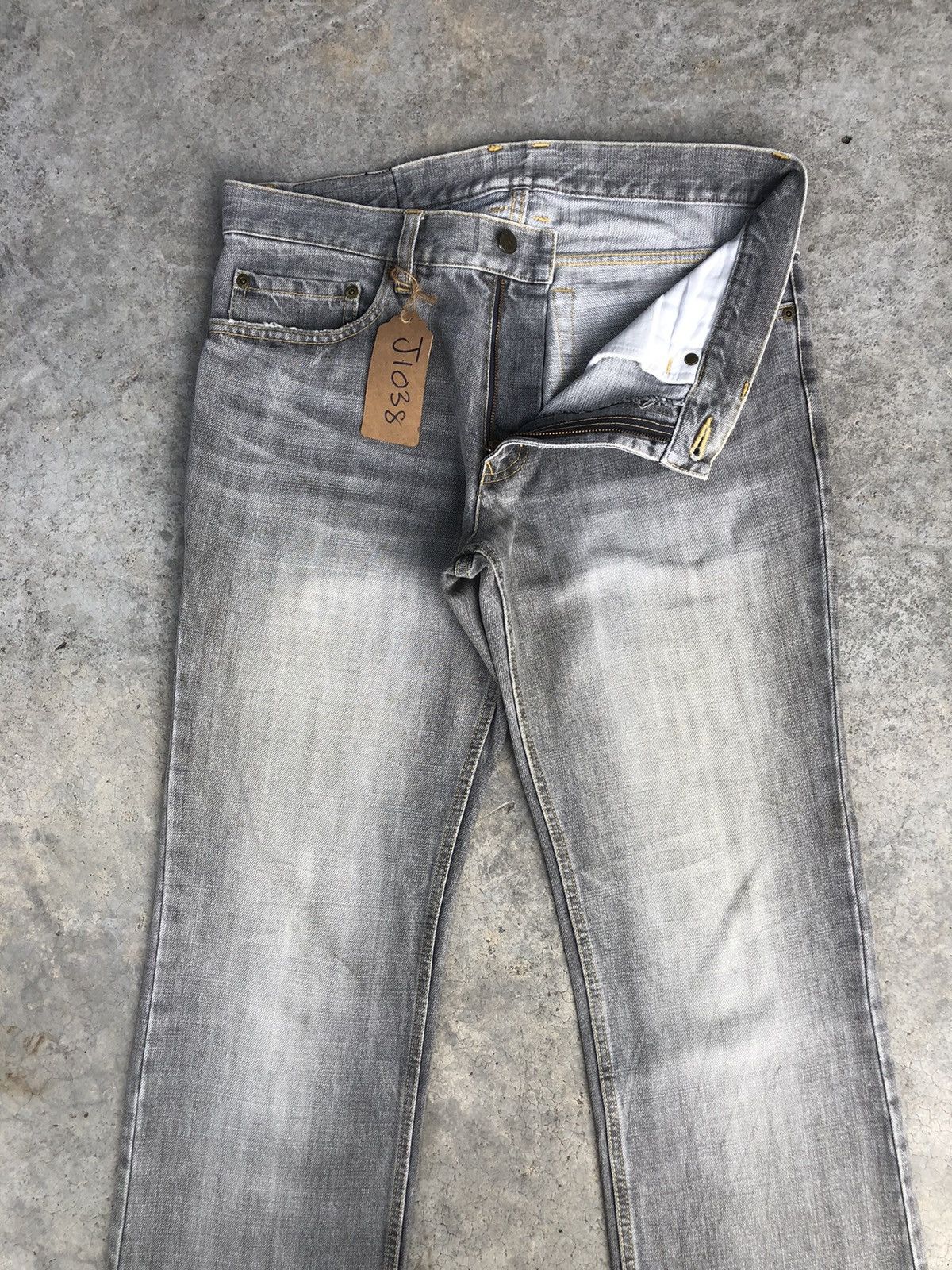 If Six Was Nine Y2k Monsieur Flared Jeans Distressed Size US 32 / EU 48 - 3 Thumbnail