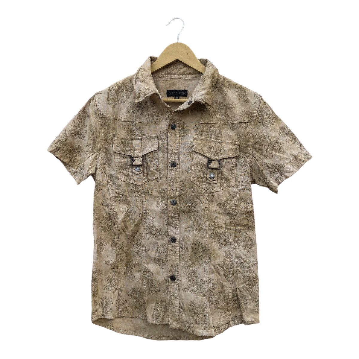 In The Attic In The Attic Paisley Design Shirt Button up Size M / US 6-8 / IT 42-44 - 1 Thumbnail