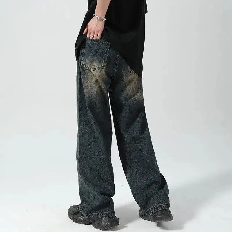 Japanese Brand Loose straight and wide leg jeans Size US 32 / EU 48 - 4 Thumbnail