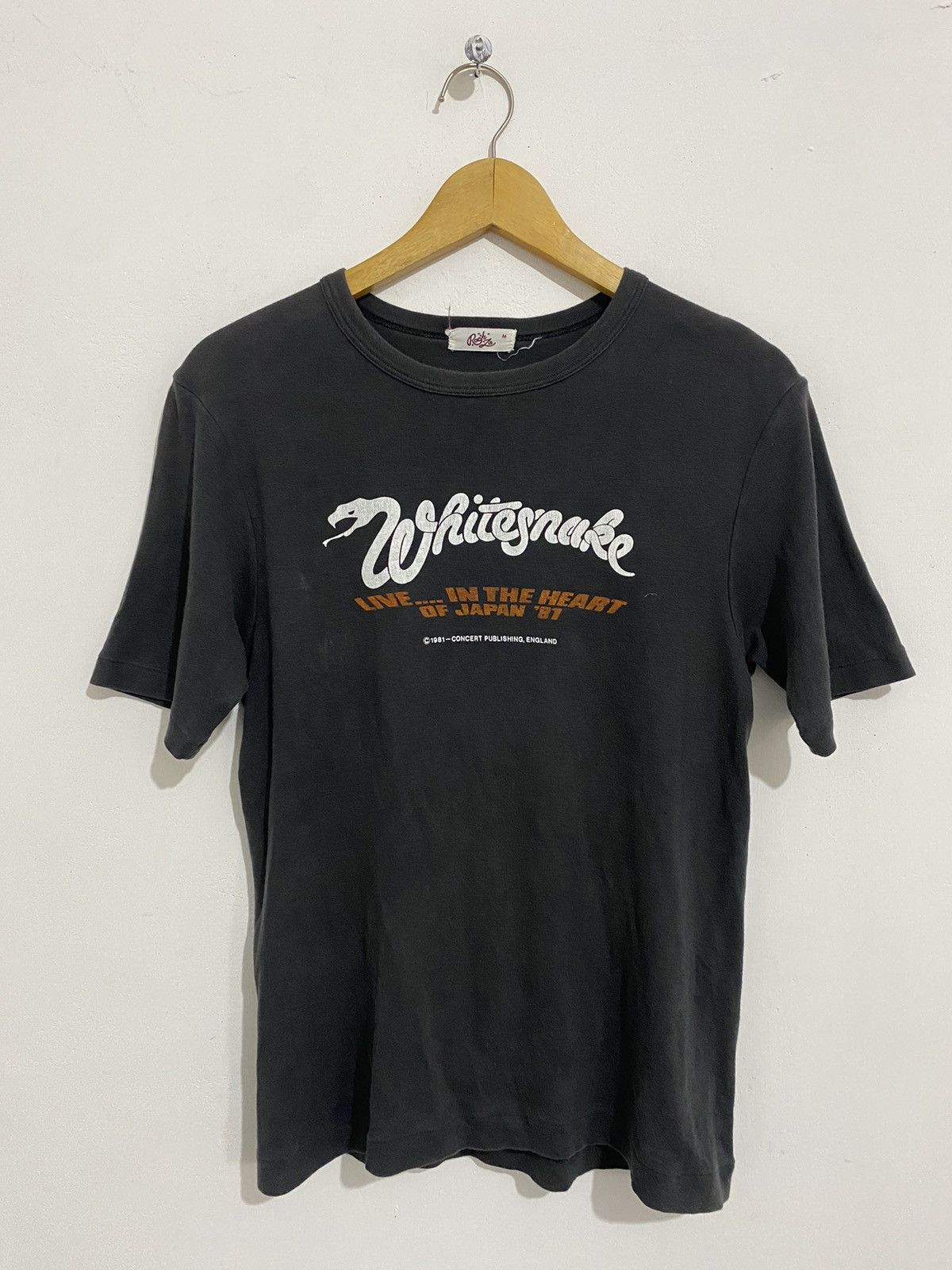 🖤BLACFRIDAY🖤Whitesnake live in heart tour 1981 Japan shirt