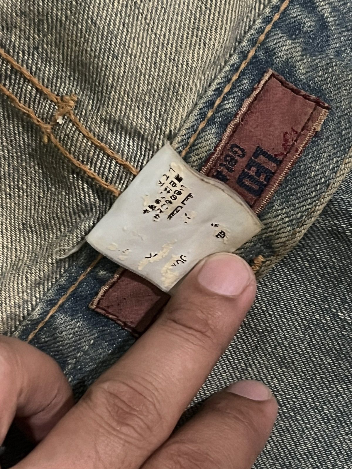 Undercover Led Rechwe Fragment Design Mud Washed Thunder Flare Jeans Size US 30 / EU 46 - 12 Thumbnail