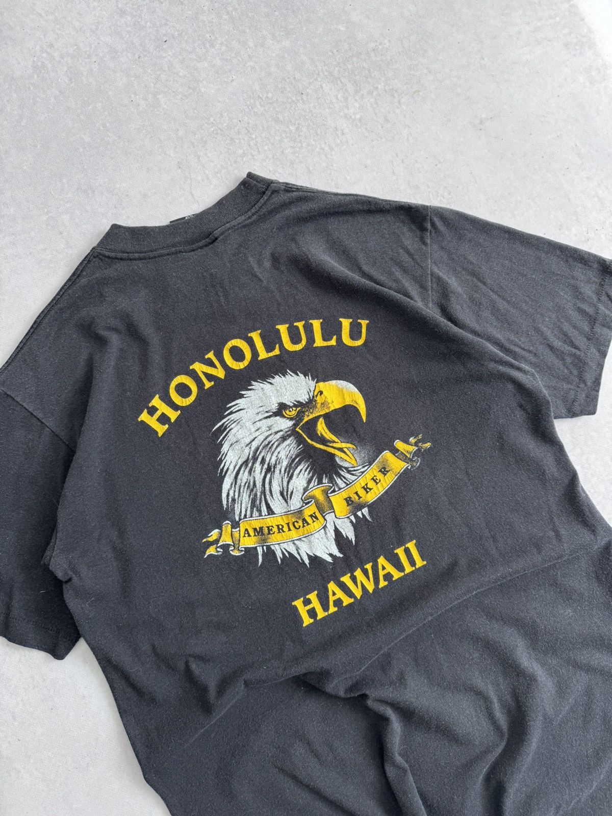Harley Davidson Vintage 1988 Harley-Davidson Honolulu Hawaii Rare Unisex Tee Size US L / EU 52-54 / 3 - 13 Thumbnail