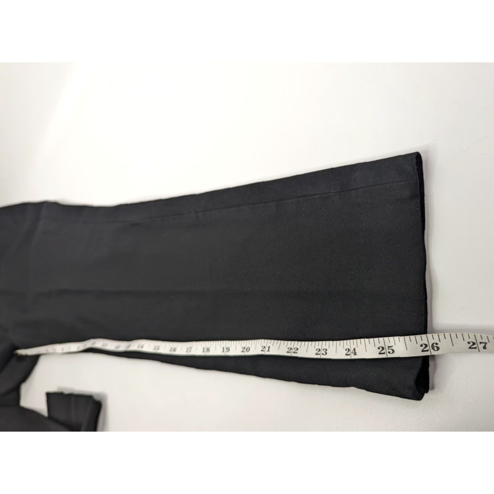 Banana Republic Banana Republic Sloan Dress Pants Women's Size 10 Black Straight Leg Flat Front Zip Size 32" / US 10 / IT 46 - 6 Thumbnail
