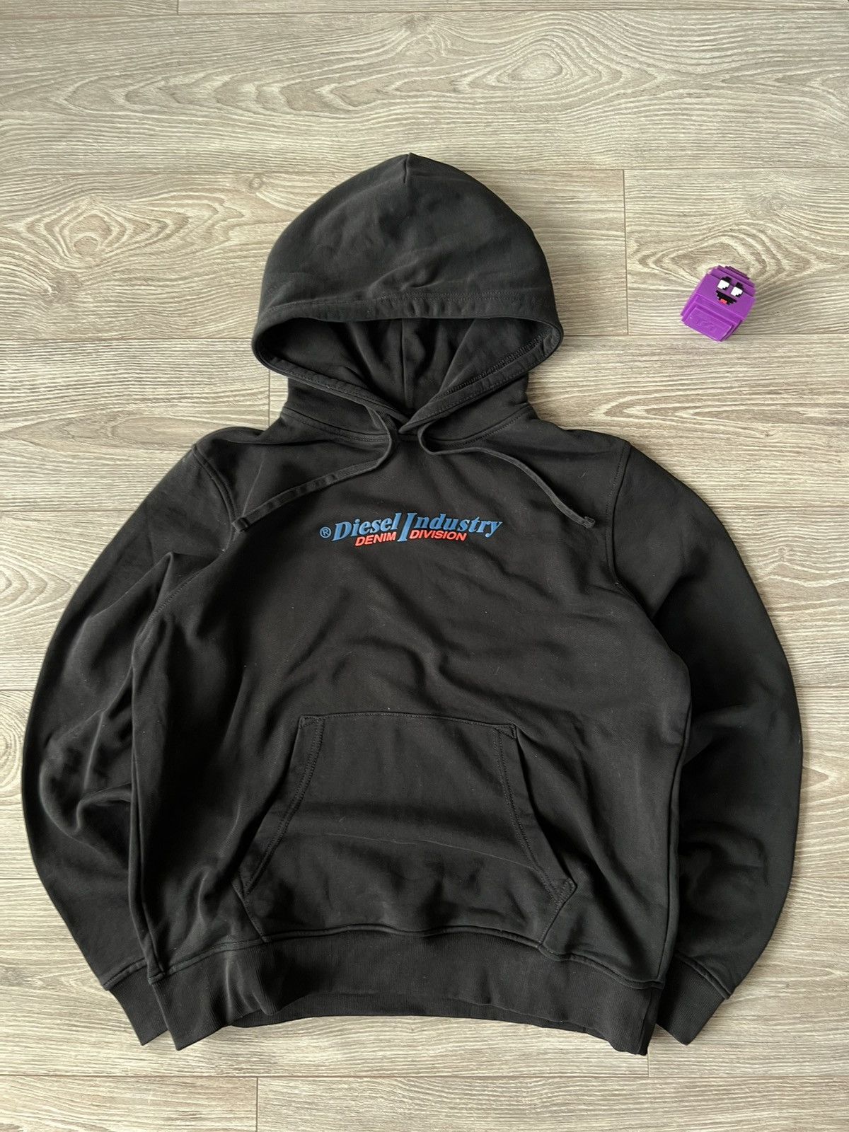 Diesel Diesel Industry Denim Division New Collection Black Hoodie Size US L / EU 52-54 / 3 - 5 Thumbnail