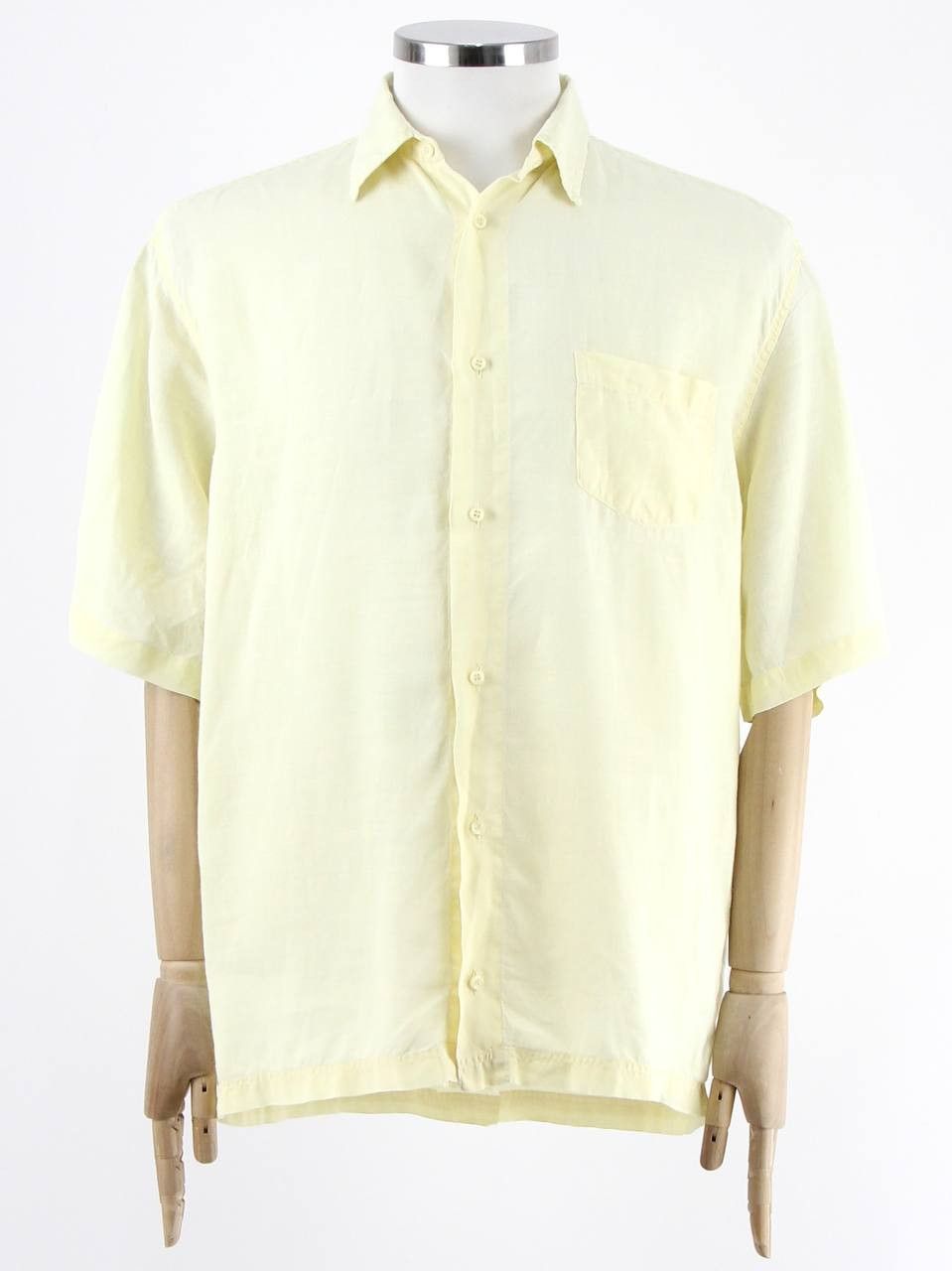 Ermenegildo Zegna ERMENEGILDO ZEGNA Soft linen shirt with short sleeves Size US L / EU 52-54 / 3 - 1 Thumbnail