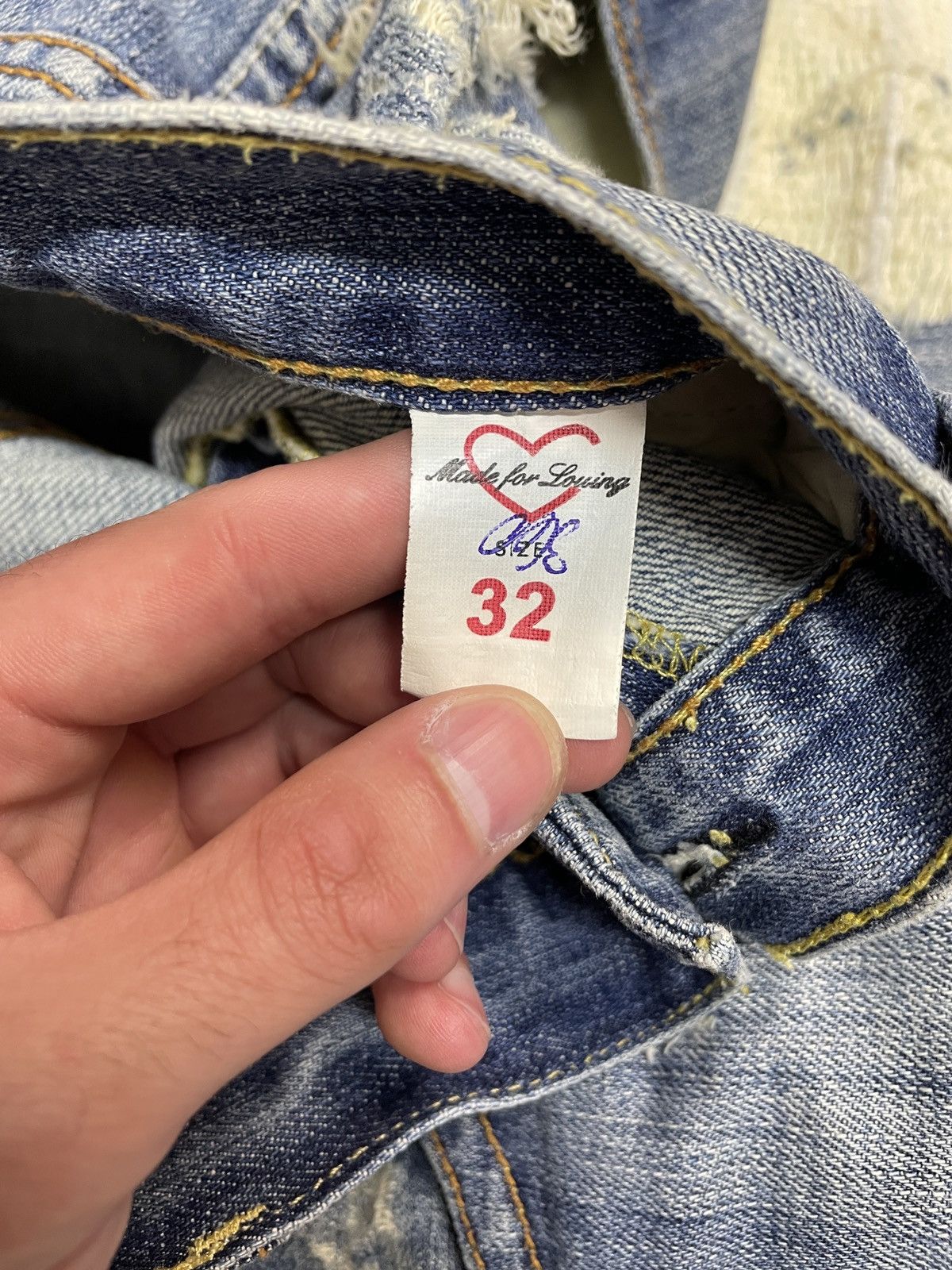 G-Star Vintage Y2K Junya Watanabe Style Distressed Jeans Pants Size US 32 / EU 48 - 12 Thumbnail