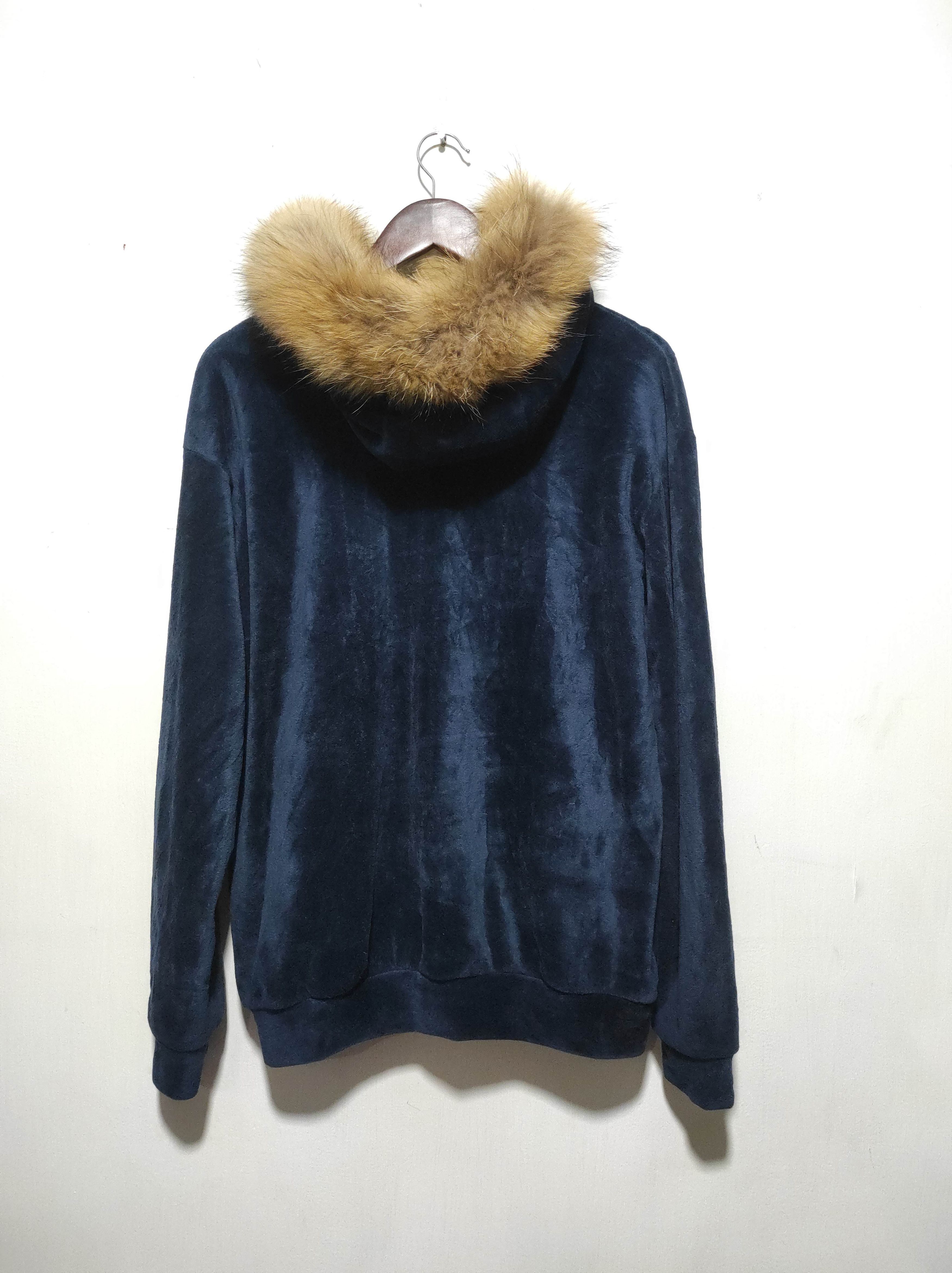 Hysteric Glamour BLue Stock Velvet Zip Fur Hoodie i6w9 Lgb Style Size US L / EU 52-54 / 3 - 11 Thumbnail