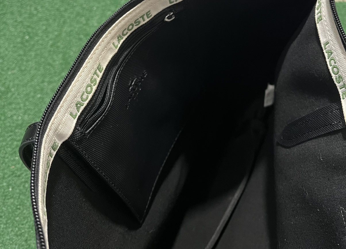 Lacoste × Vintage Lacoste Leather Tote Bag Black Size ONE SIZE - 4 Thumbnail