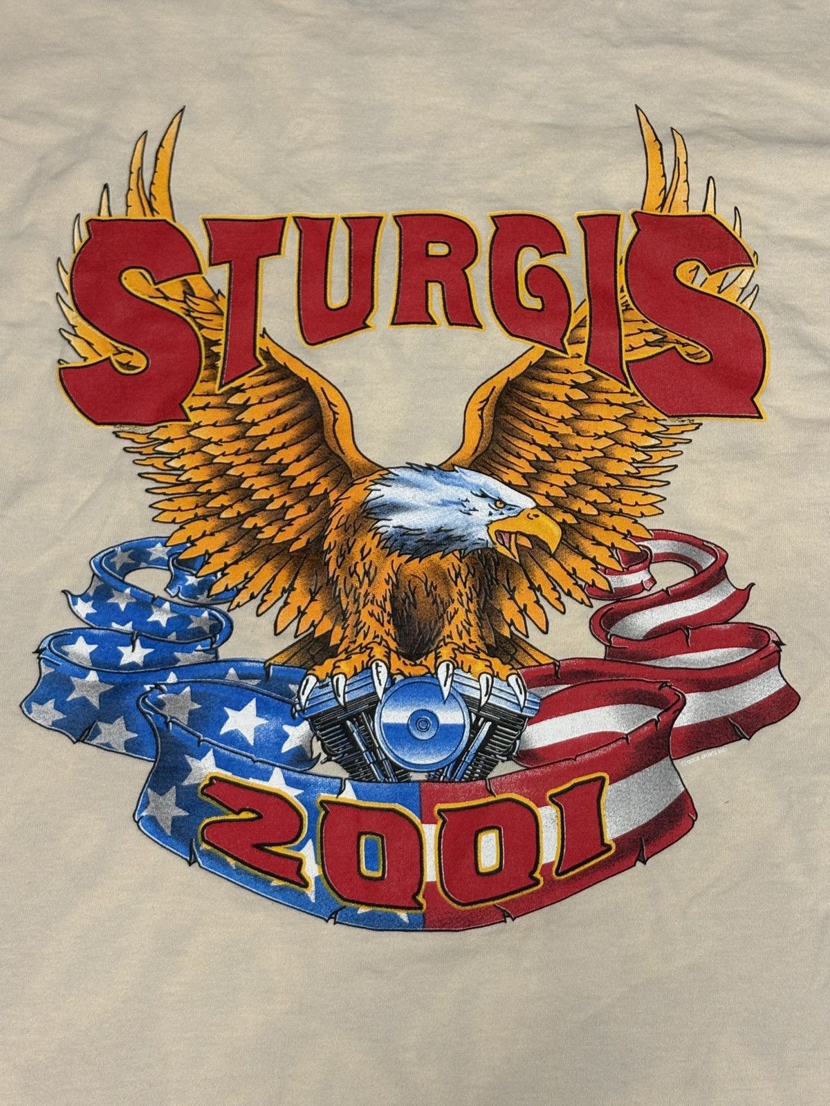 Harley Davidson Vintage 2001 STURGIS Motorcycle Rally T-Shirt Size L 0774 Size US L / EU 52-54 / 3 - 5 Thumbnail