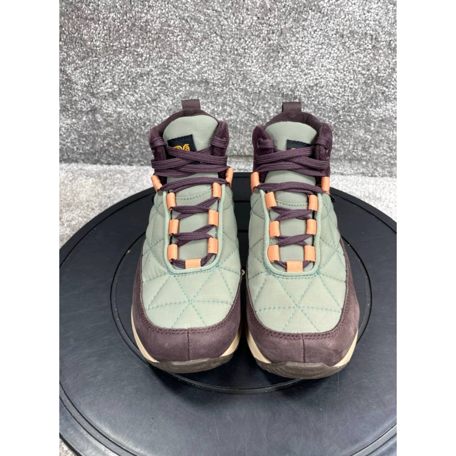 Teva VINTAGE Teva Women's Hiking Boots Ankle Waterproof Leather Size 5.5 Burgundy Fall Winter Size US 5.5 / IT 35.5 - 4 Thumbnail