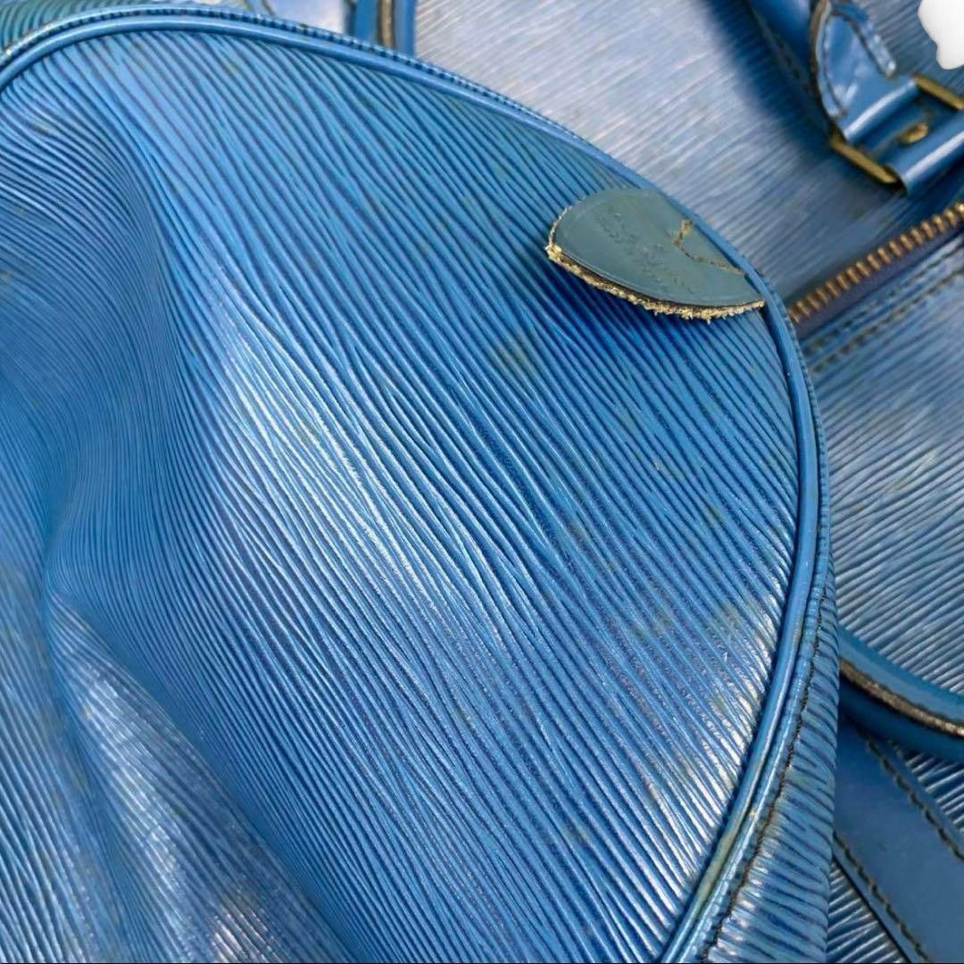 Louis Vuitton Louis Vuitton - Keepall 50 Epi Leather Blue Vintage Size ONE SIZE - 14 Thumbnail