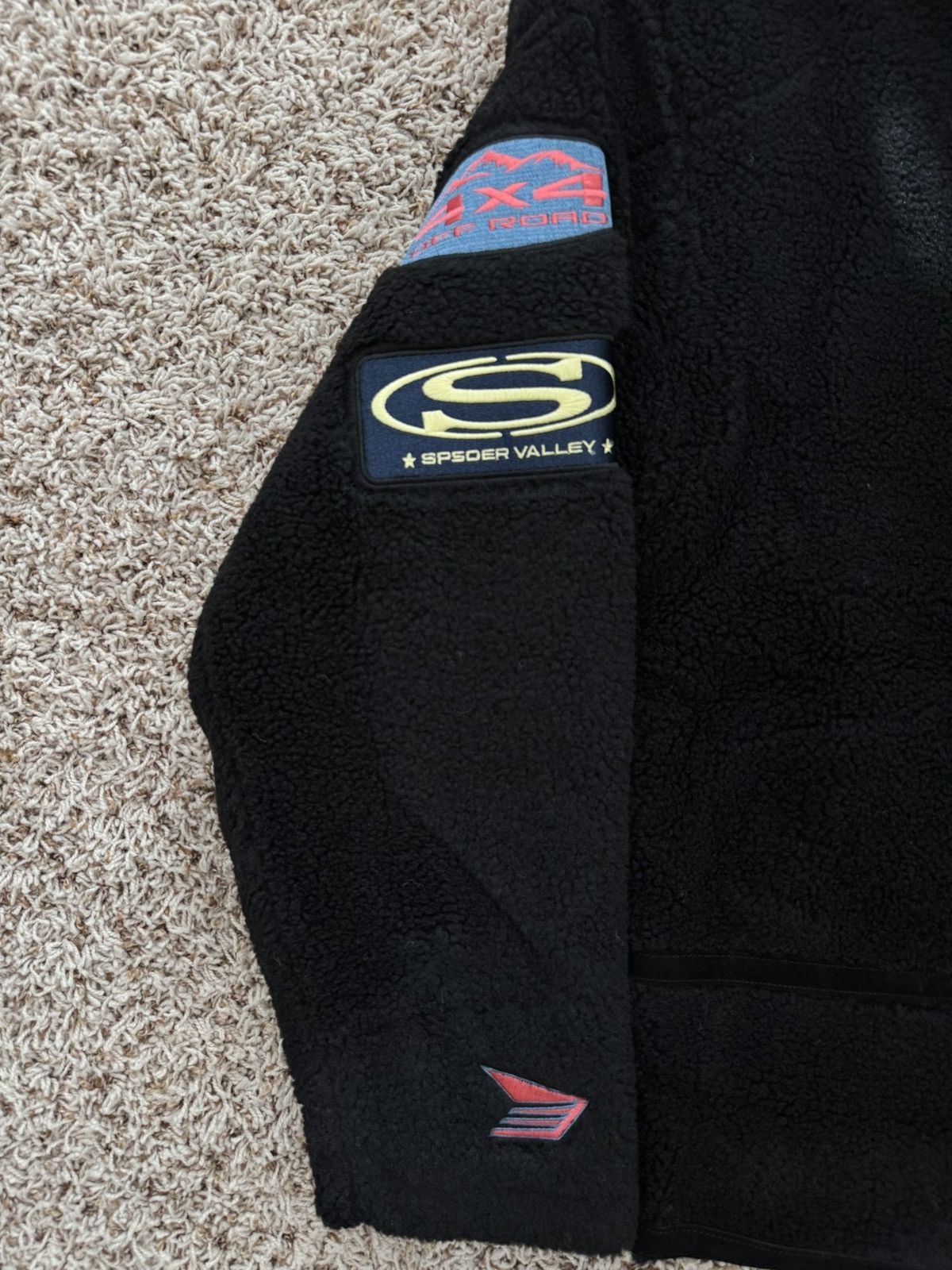 Sp5der Sp5der Black Sherpa Hunter Moto Jacket Size US M / EU 48-50 / 2 - 9 Thumbnail