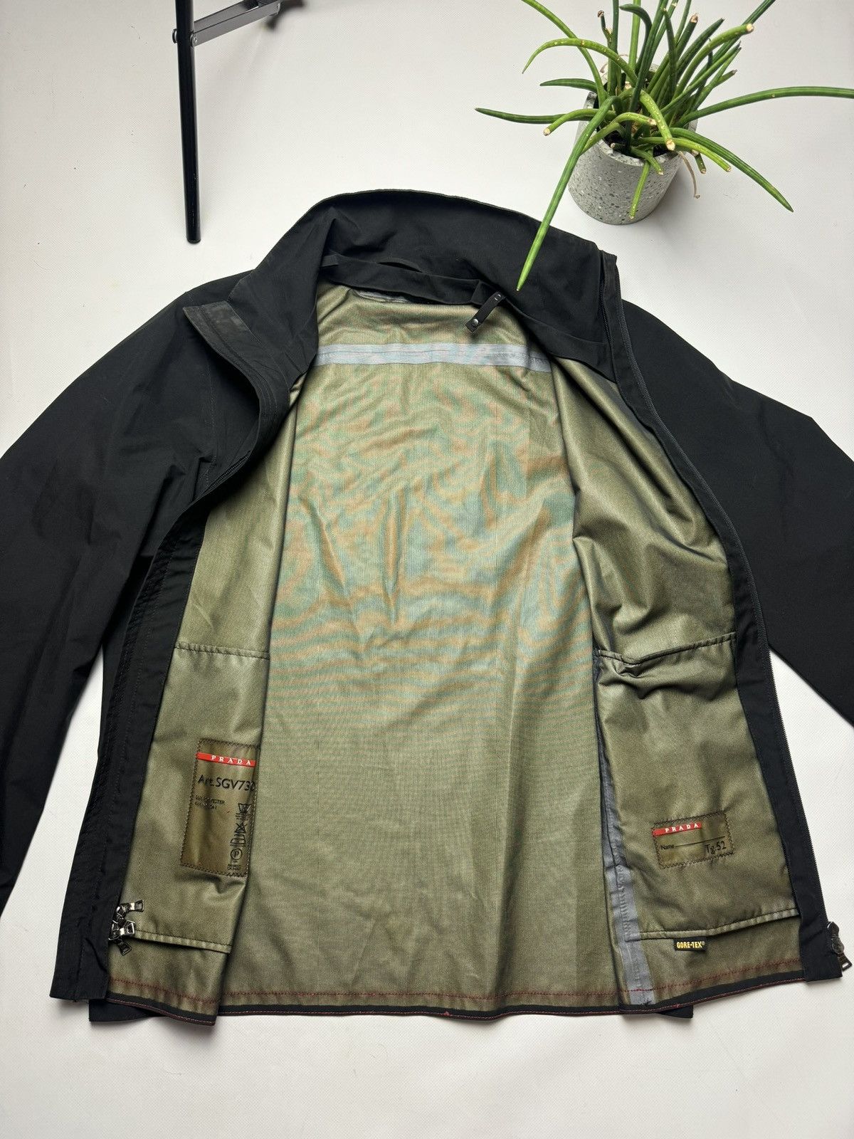 Prada × Vintage Rare vintage Prada gore Tex jacket y2k Size US XL / EU 56 / 4 - 17 Thumbnail