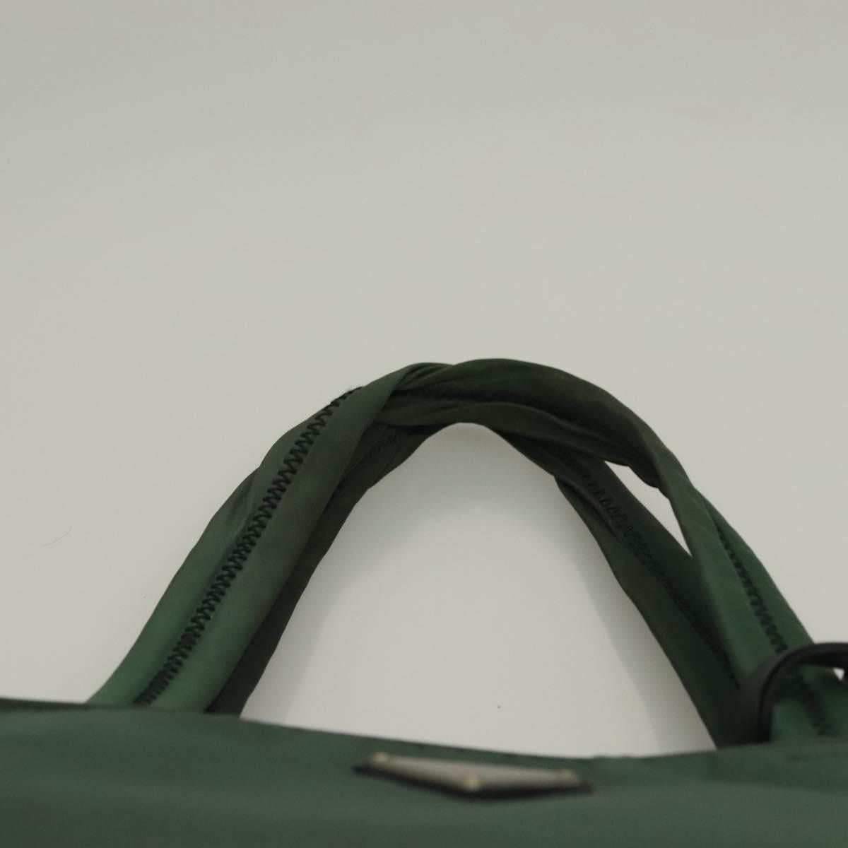 Prada PRADA Hand Bag Nylon Khaki Silver Size ONE SIZE - 9 Thumbnail