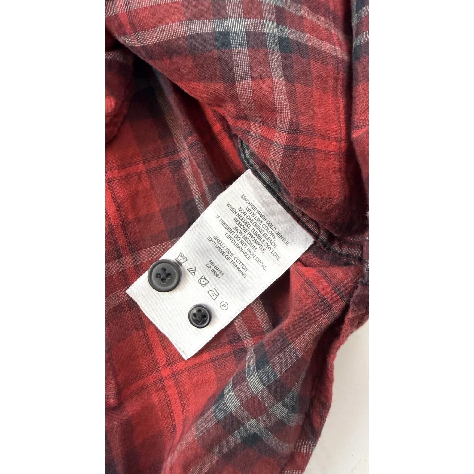 Vintage COLUMBIA Red Plaid Flannel Shirt Mens Small Long Sleeve Button Down Outdoor Casual Size US S / EU 44-46 / 1 - 5 Thumbnail