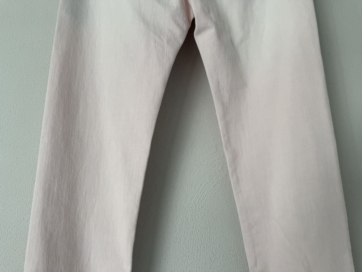 Saint Laurent Paris Pale Pink Straight-Leg Denim Jeans Size US 29 - 11 Thumbnail