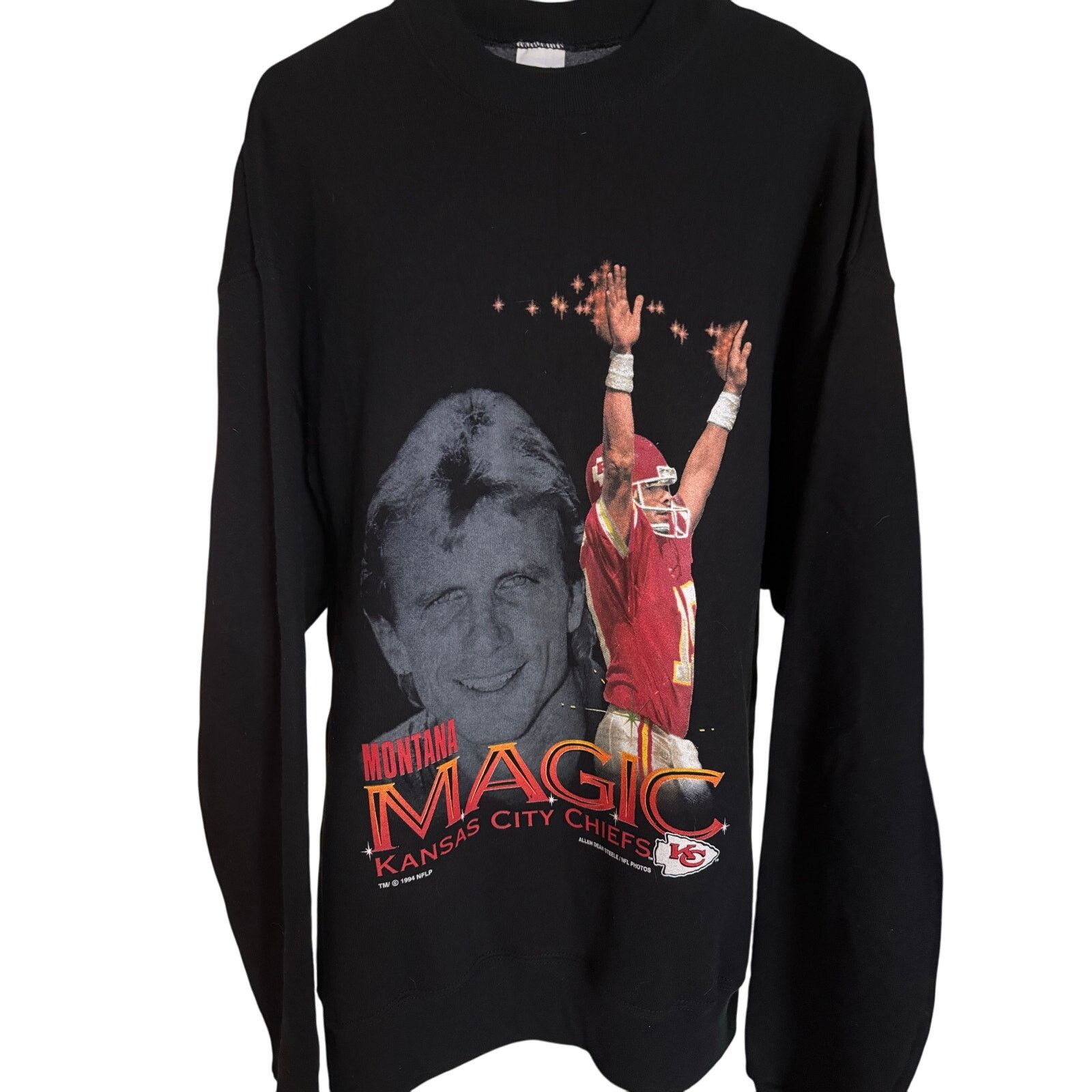 Salem Sportswear Vintage Kansas City Chiefs Joe Montana Crewneck Size US XL / EU 56 / 4 - 1 Thumbnail