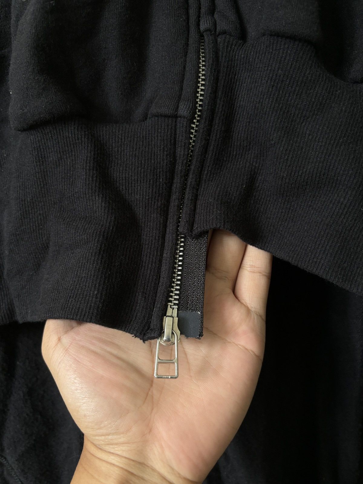 Yohji Yamamoto Rare Yohji Yamamoto French Terry Unbalanced Hoody Size S / US 4 / IT 40 - 7 Thumbnail